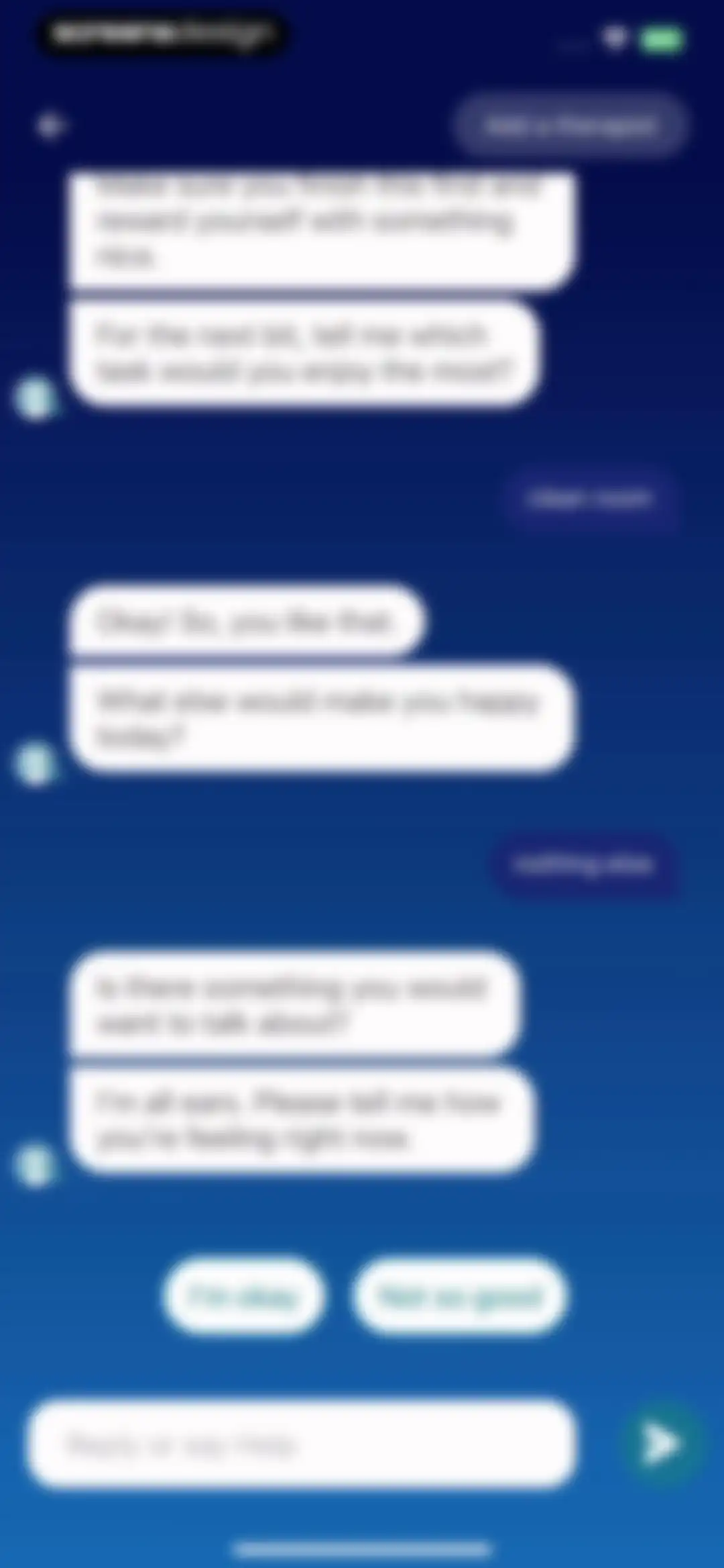 Wysa: Mental Wellbeing AI screen 25