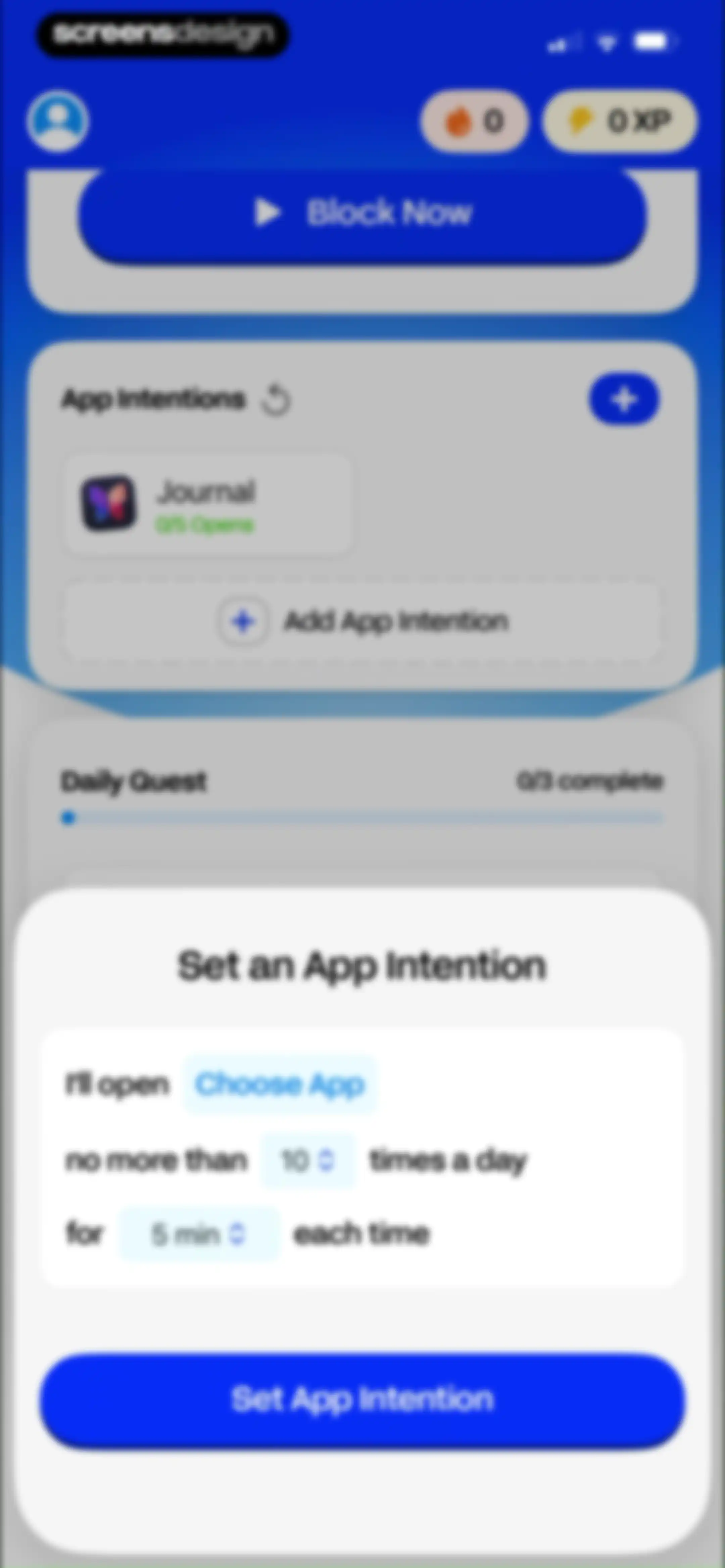 BePresent: Screen Time Control screen 65