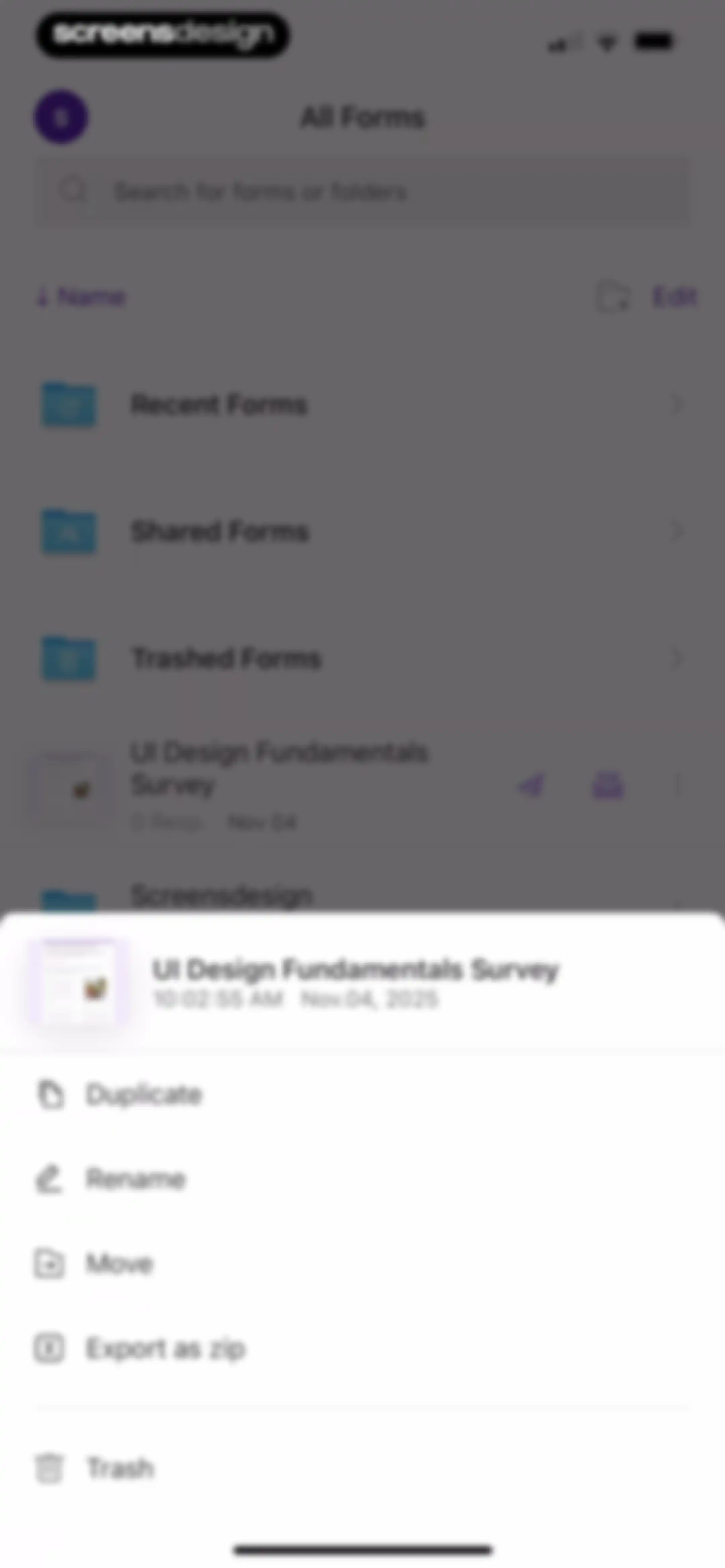 Forms for Google Docs screen 112