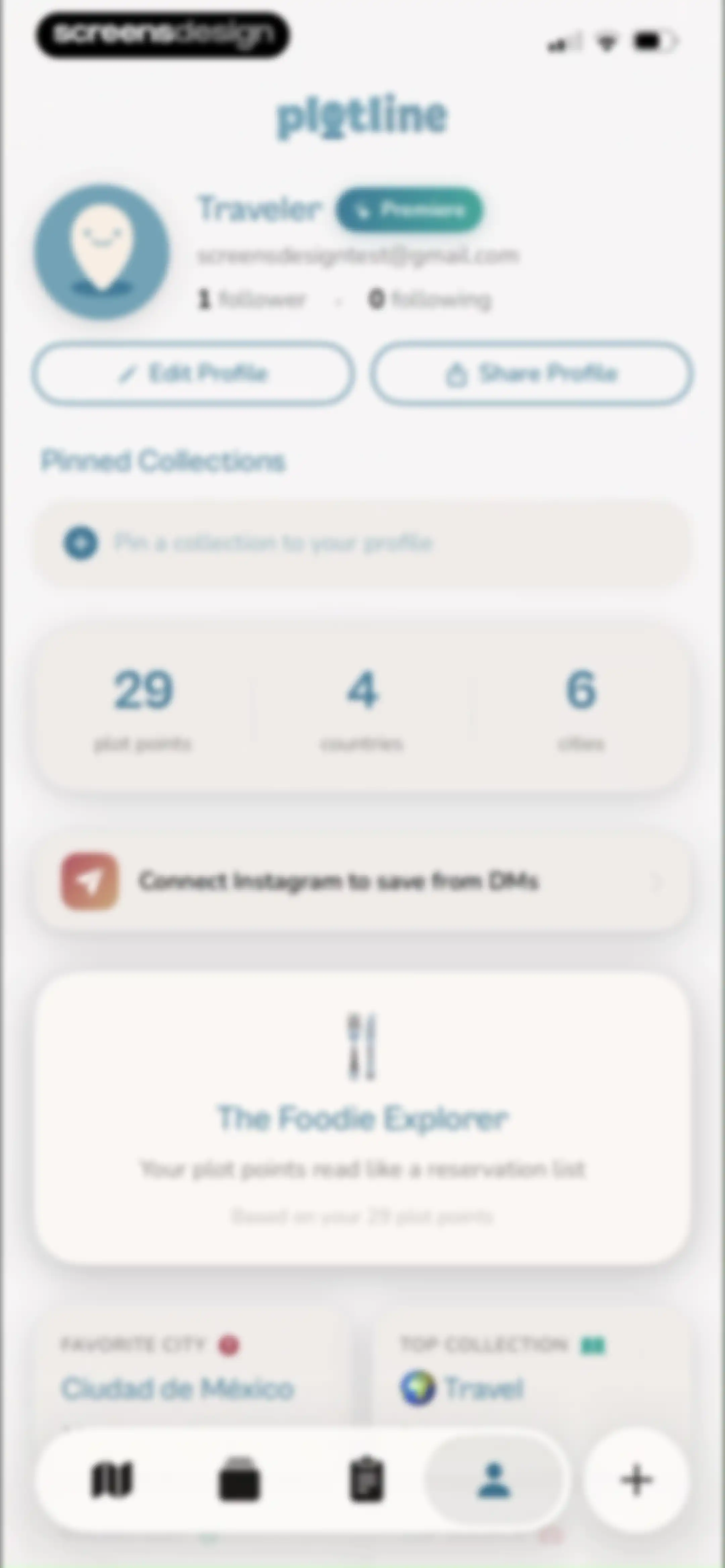 Plotline: Travel Map & Planner screen 118