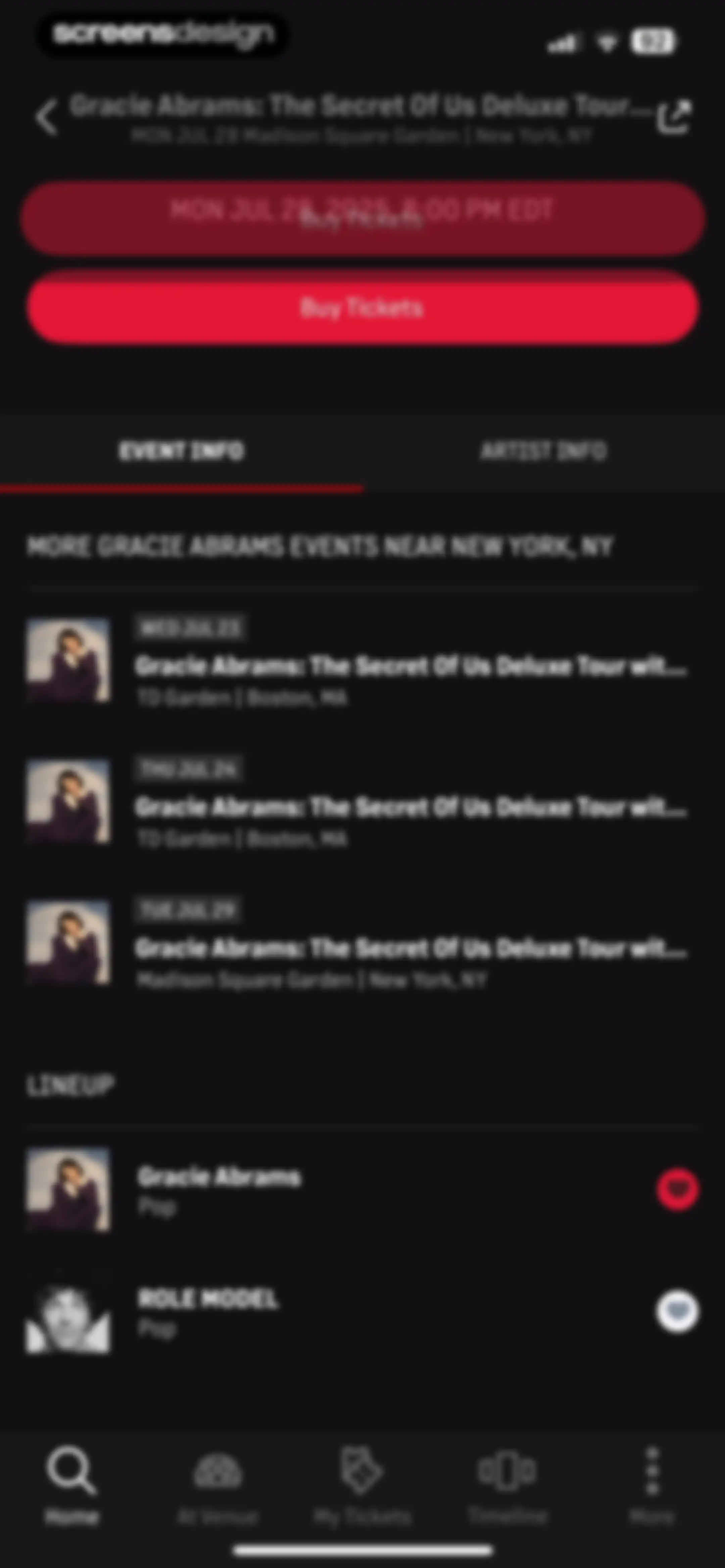 Live Nation – For Concert Fans screen 76