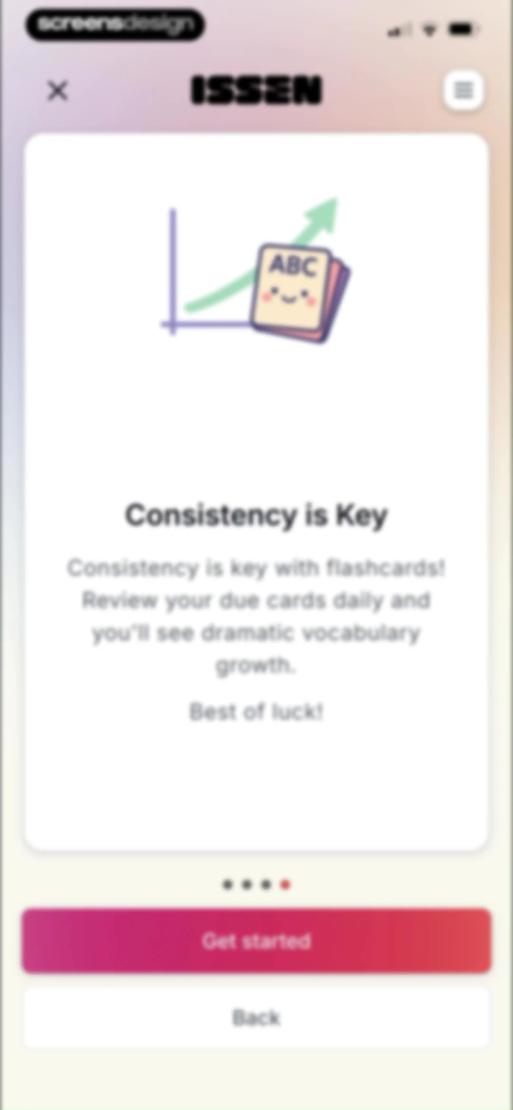 ISSEN - Voice Tutor screen 54