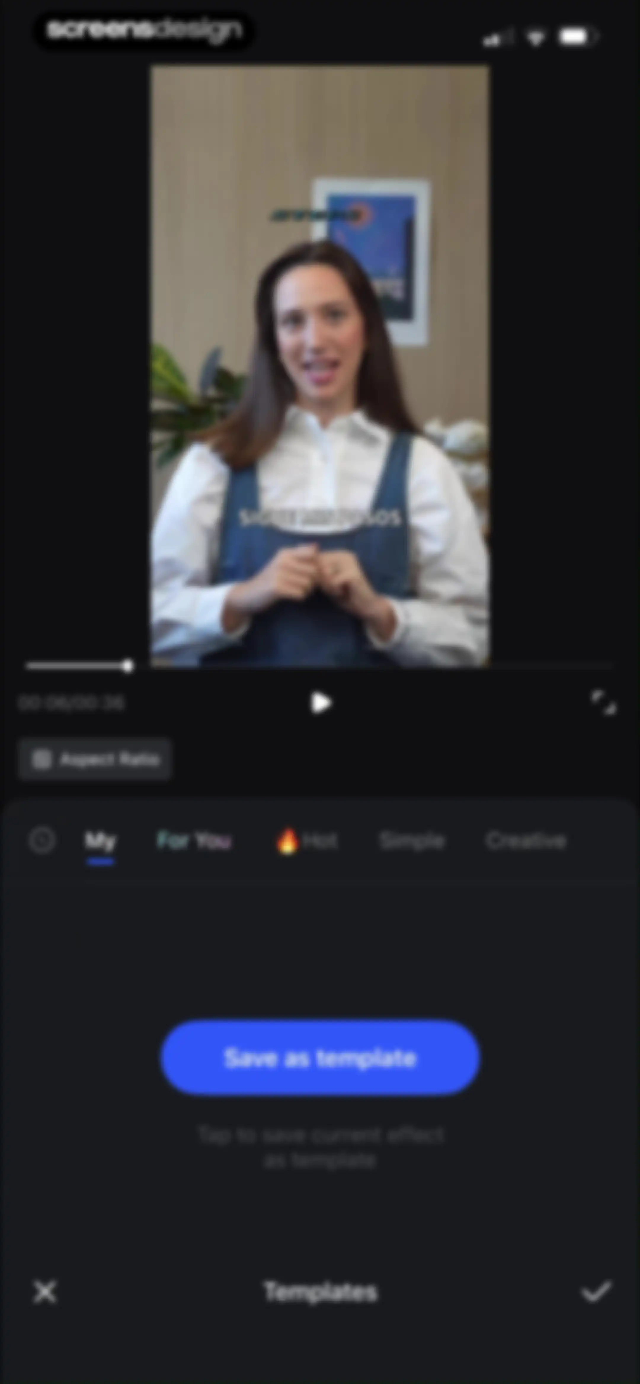 Vmake Labs: create viral video screen 37