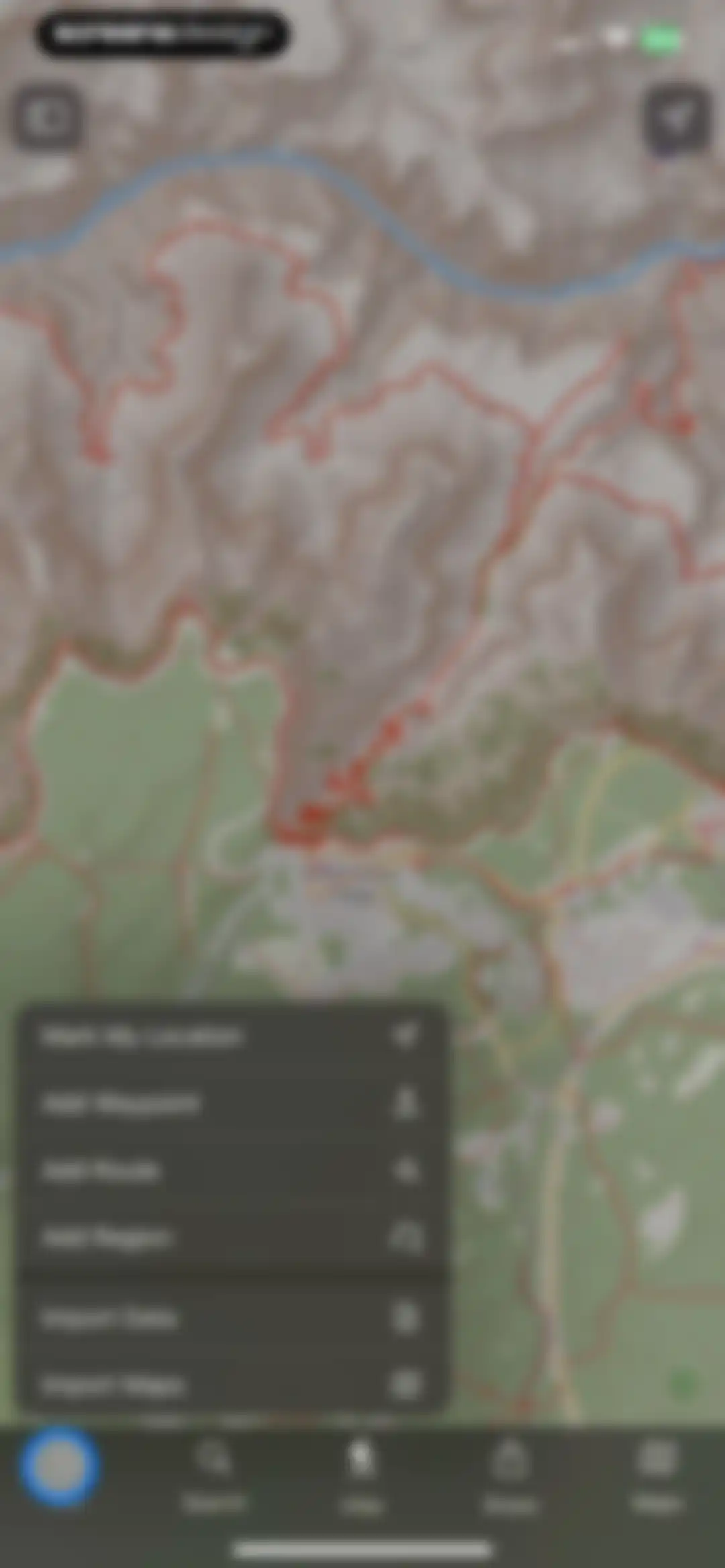 Topo Maps+: Topographic Maps screen 84