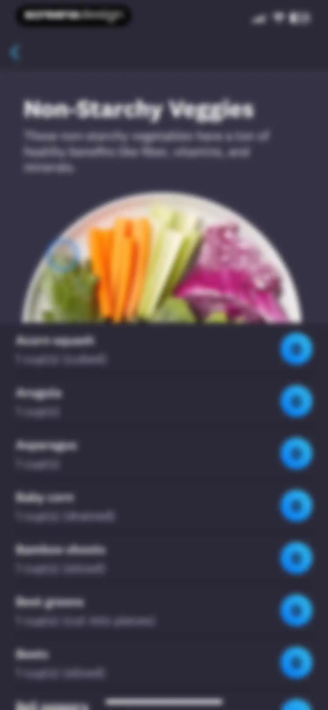 WeightWatchers Program screen 103