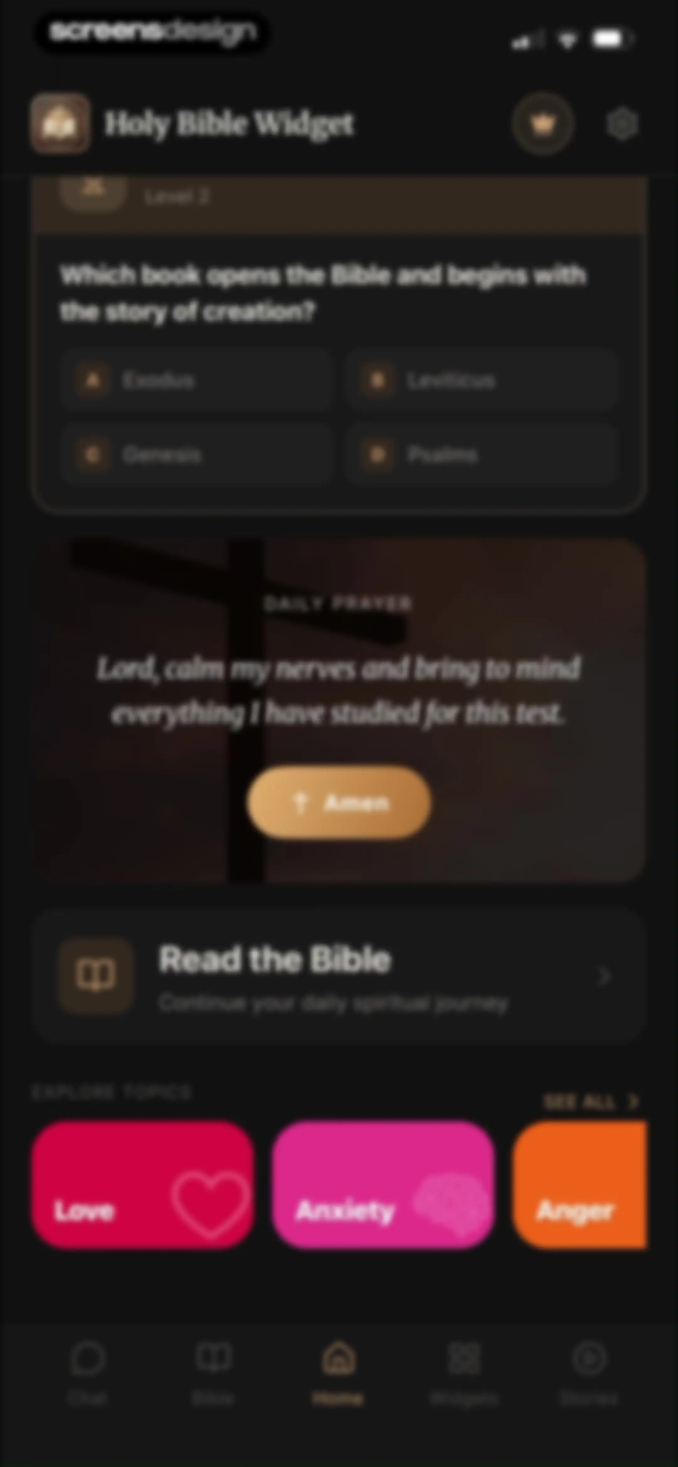 Holy Bible Widget: Daily Verse screen 86