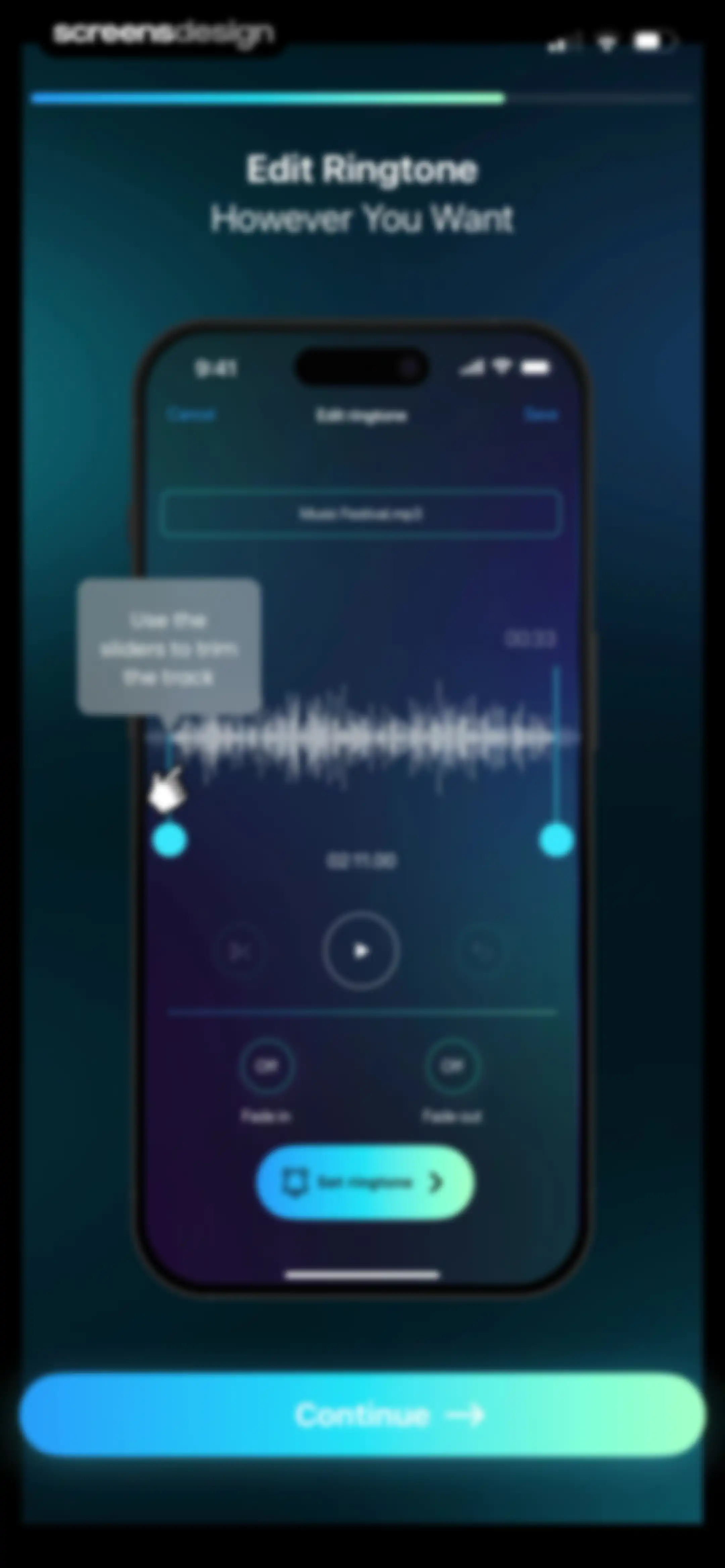 Garage Ringtones for iPhone screen 5