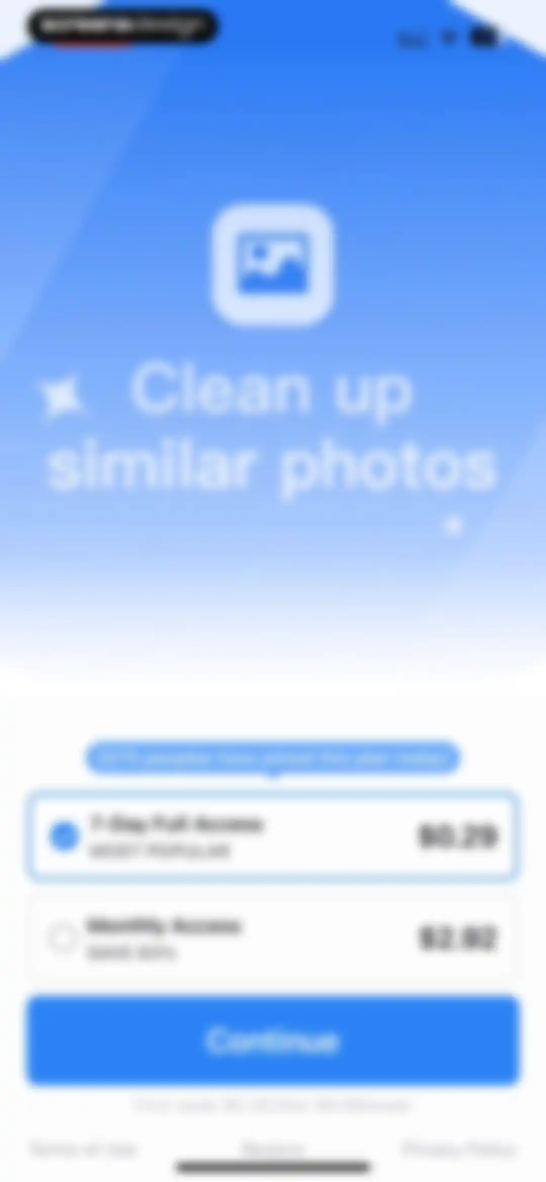 Cleaner Suite:Clean up Storage screen 9
