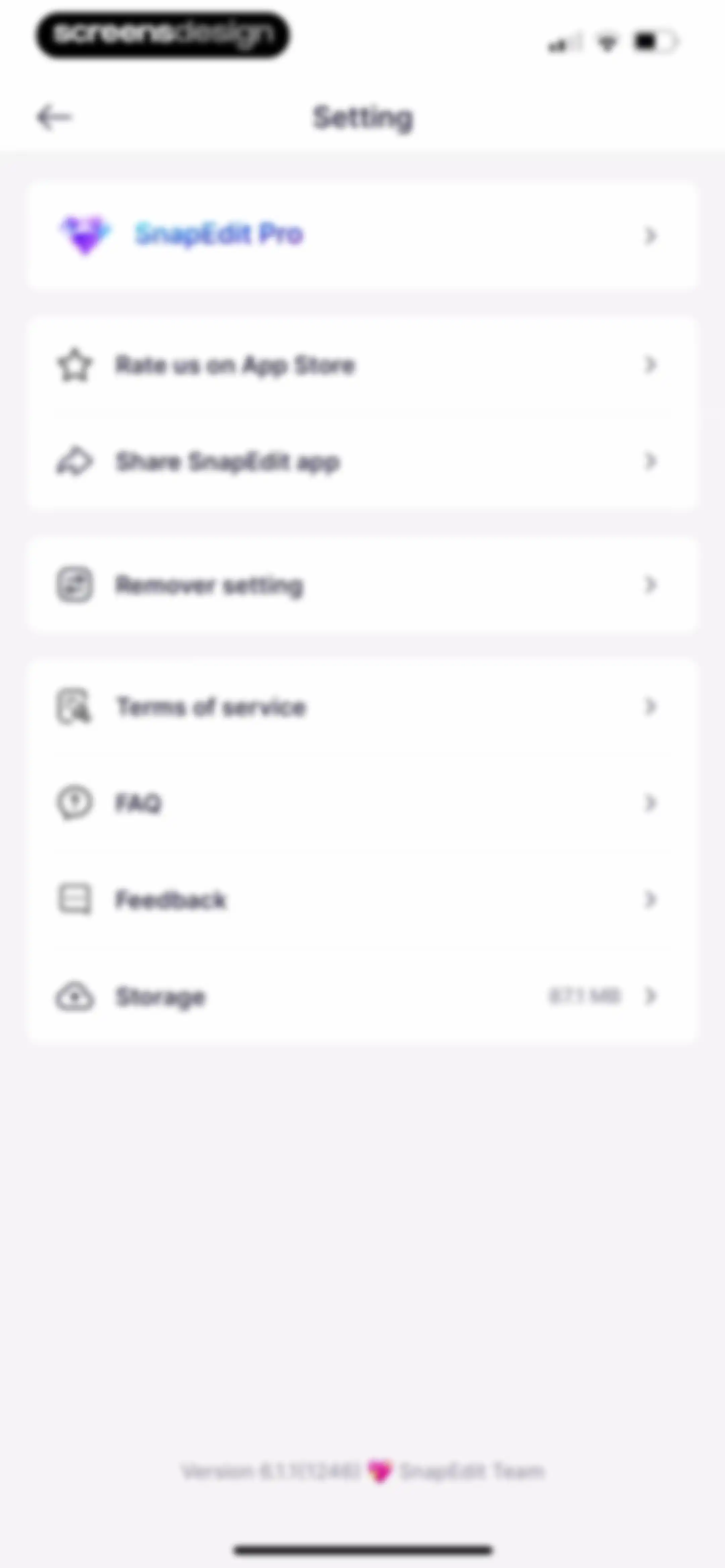 SnapEdit: Photo Editor AI screen 117