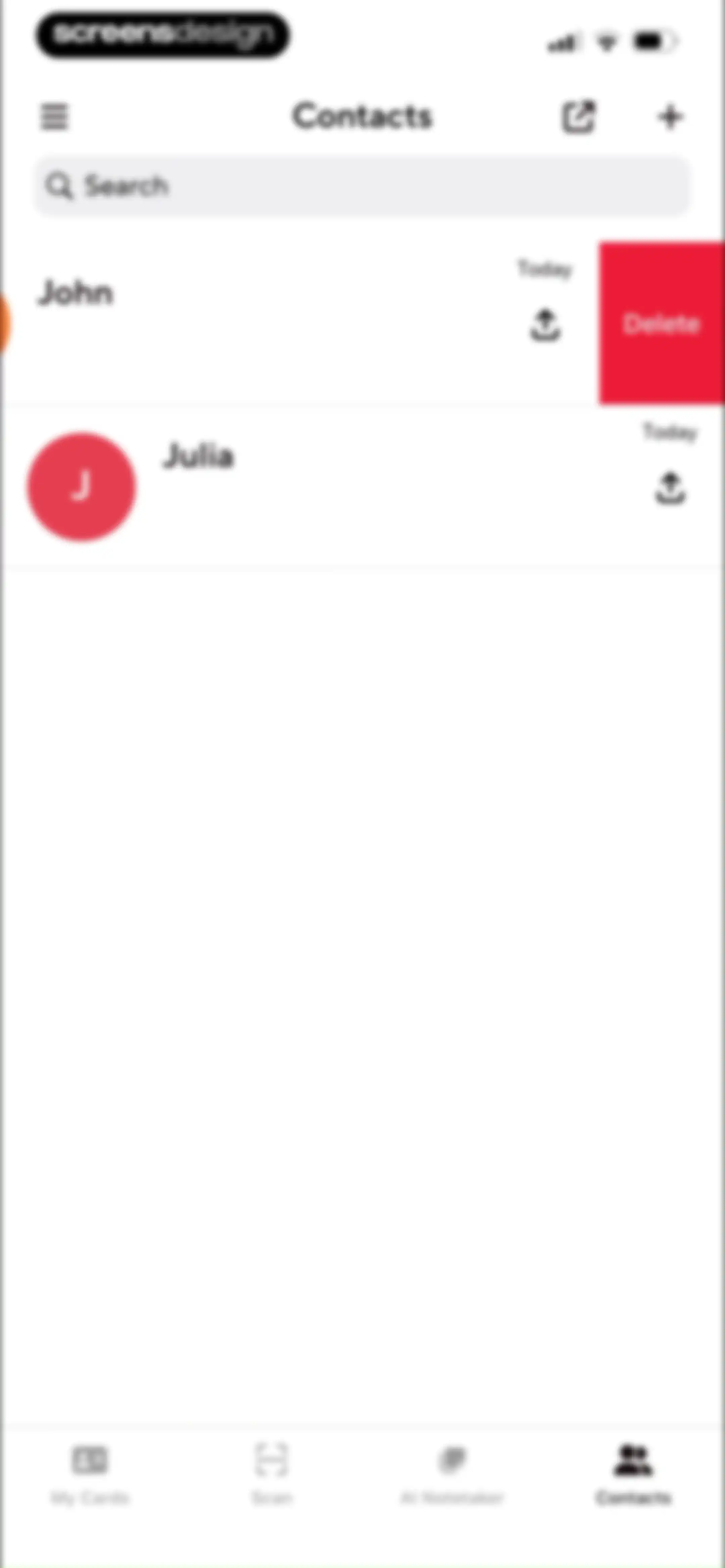 Blinq: Digital Business Card screen 101