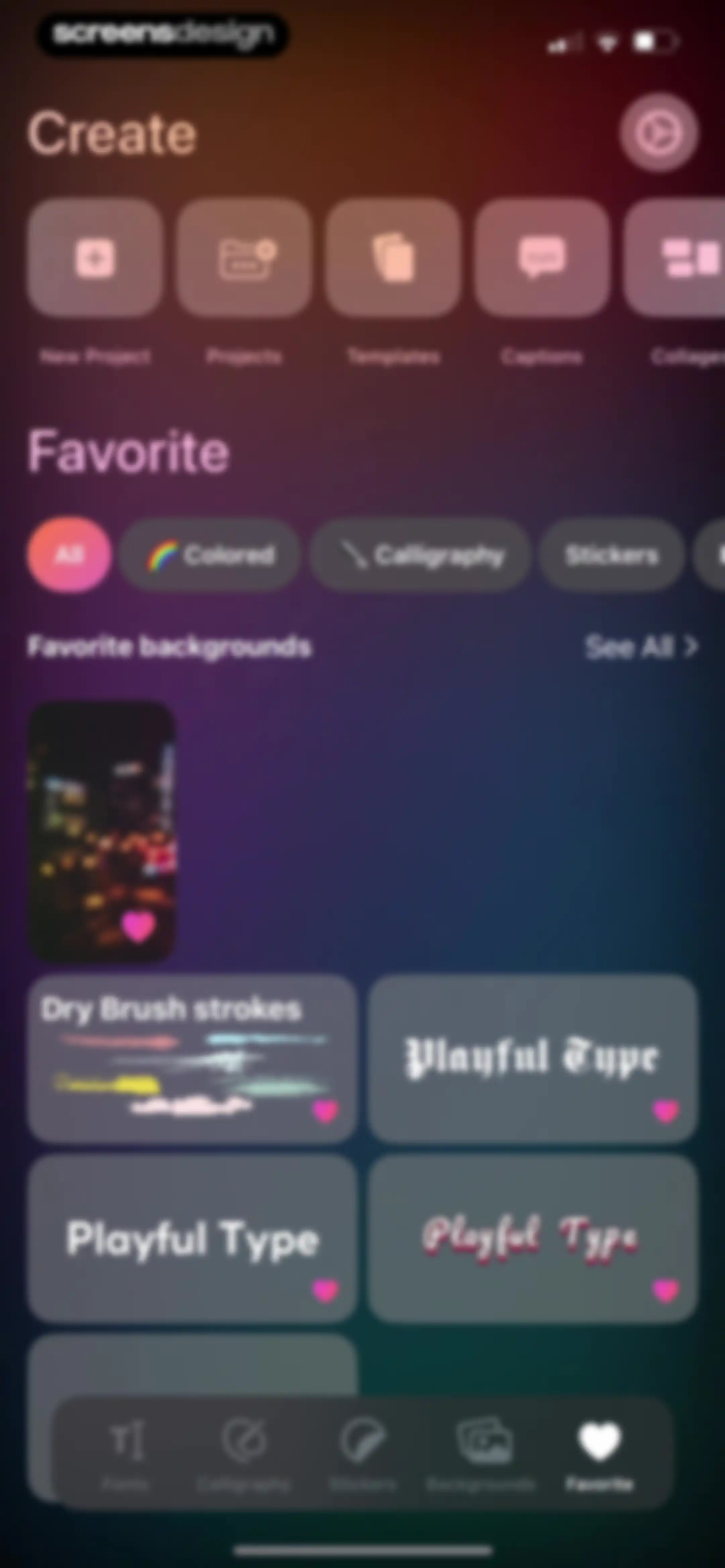 Leto: Font for Instagram Story screen 121