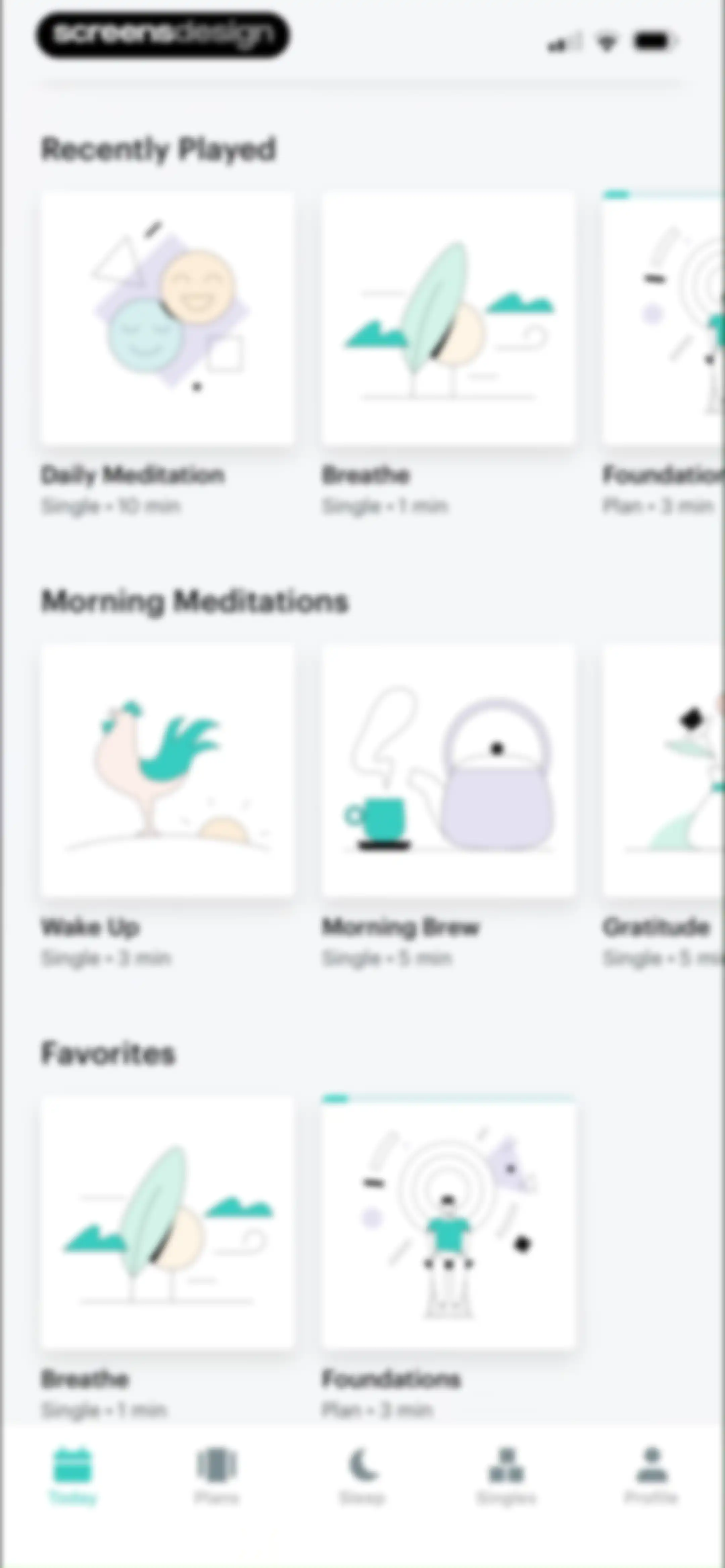 Balance: Meditation & Sleep screen 71