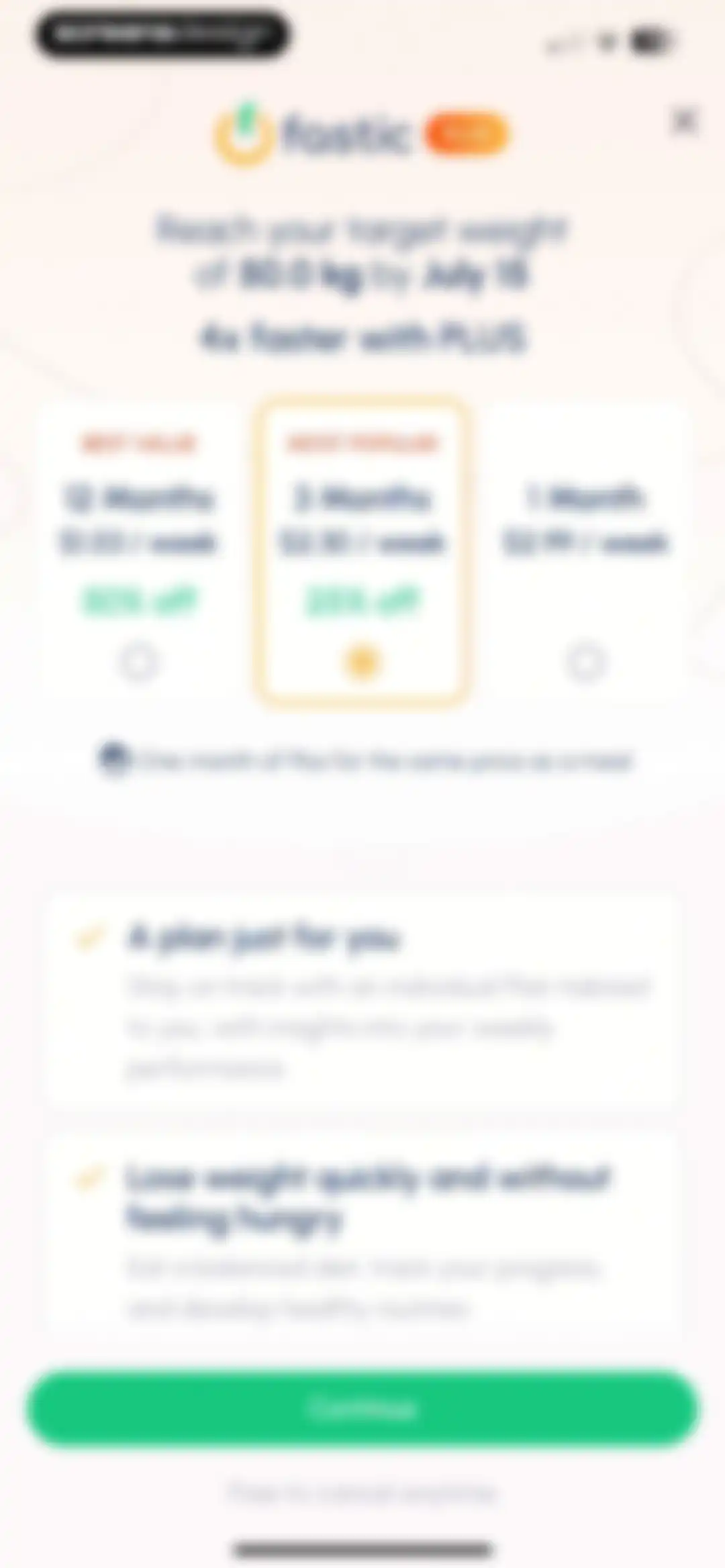 Fastic Weight Loss & Fasting screen 110