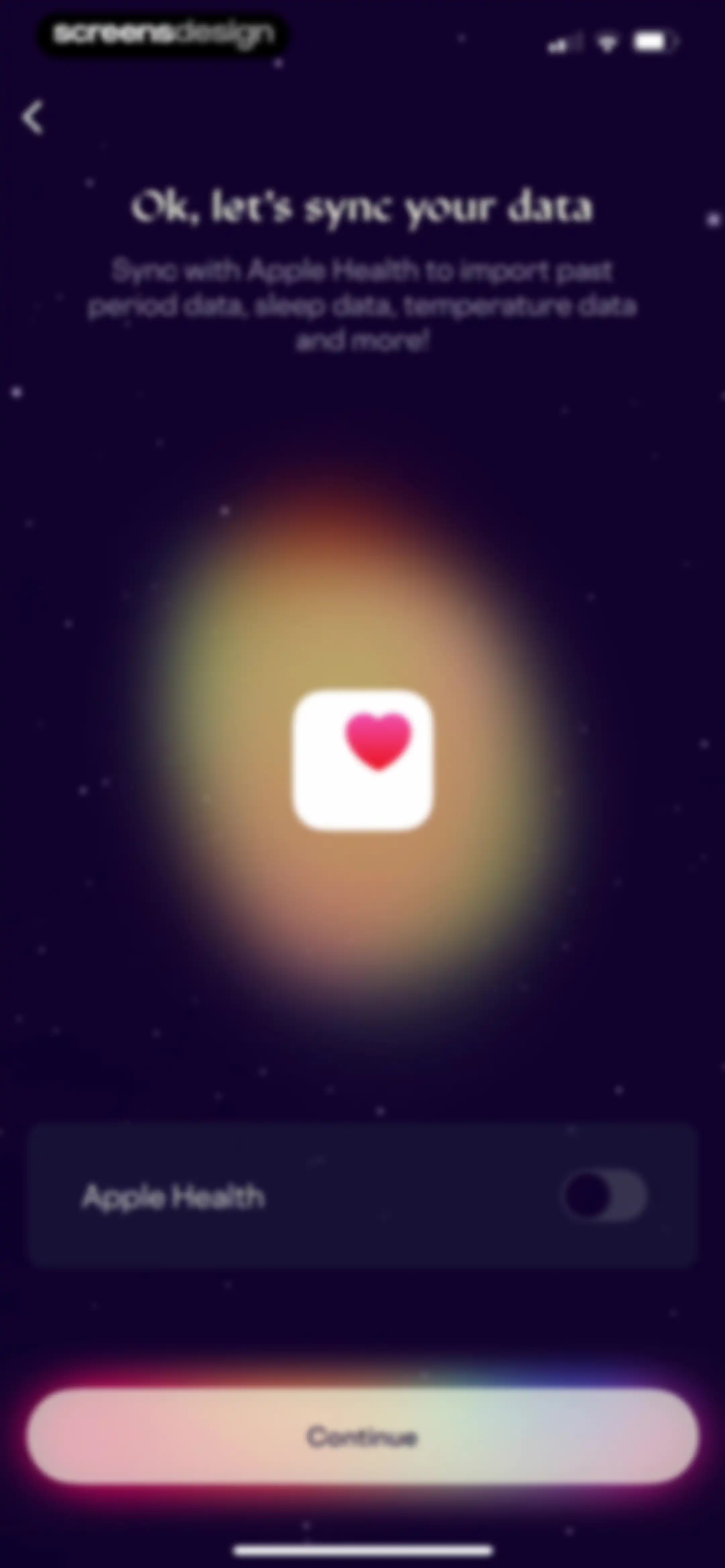 Stardust Period Tracker screen 8