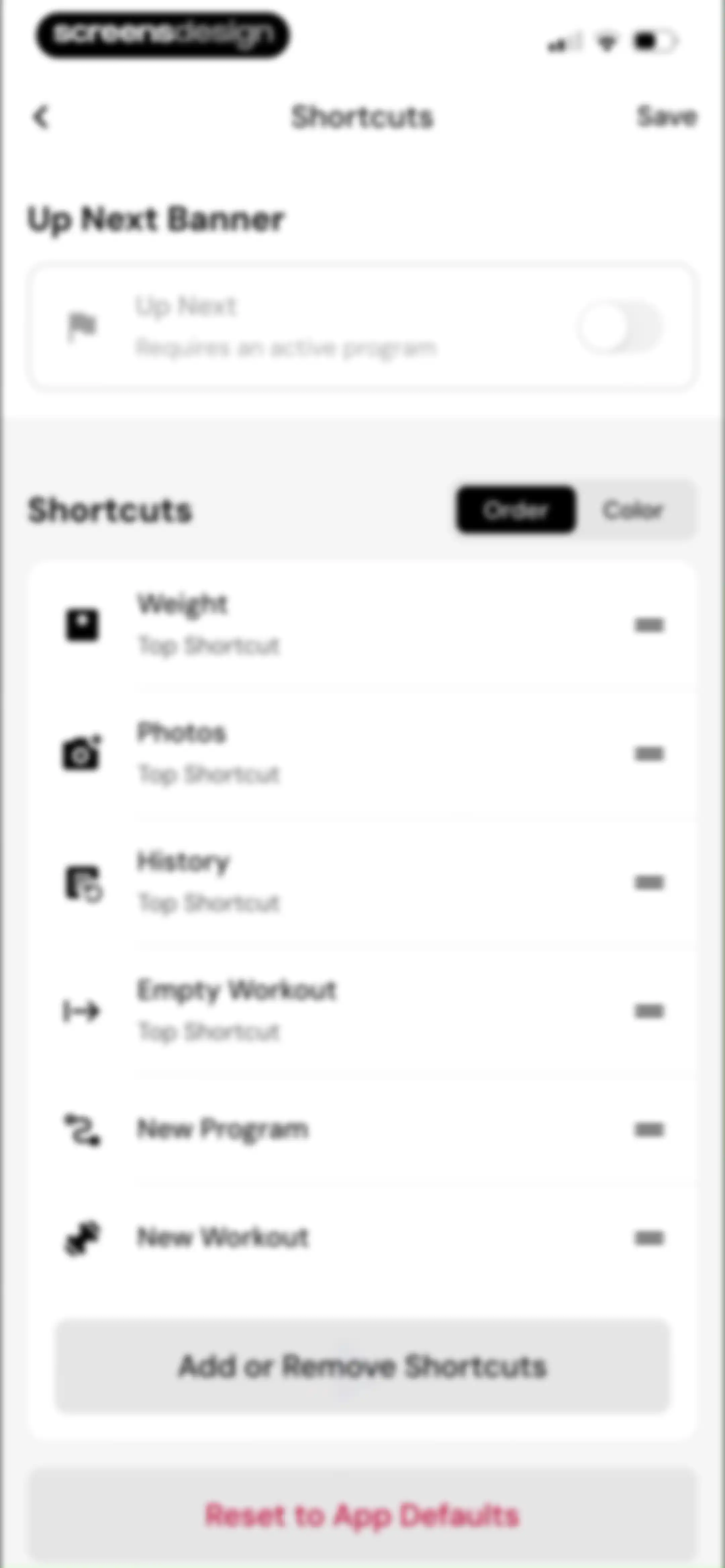 MacroFactor Workouts - Tracker screen 168
