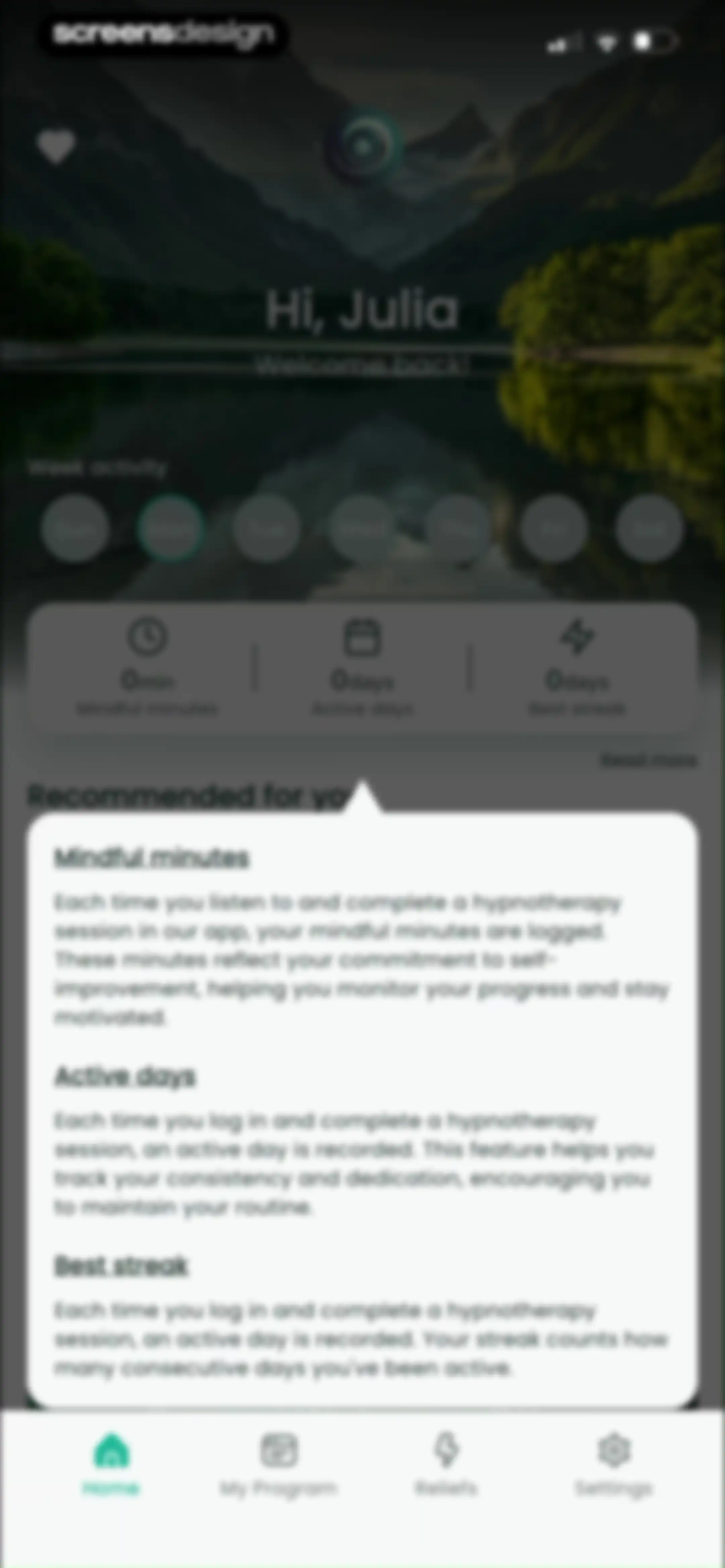Hypnozio: Hypnotherapy & Care screen 24
