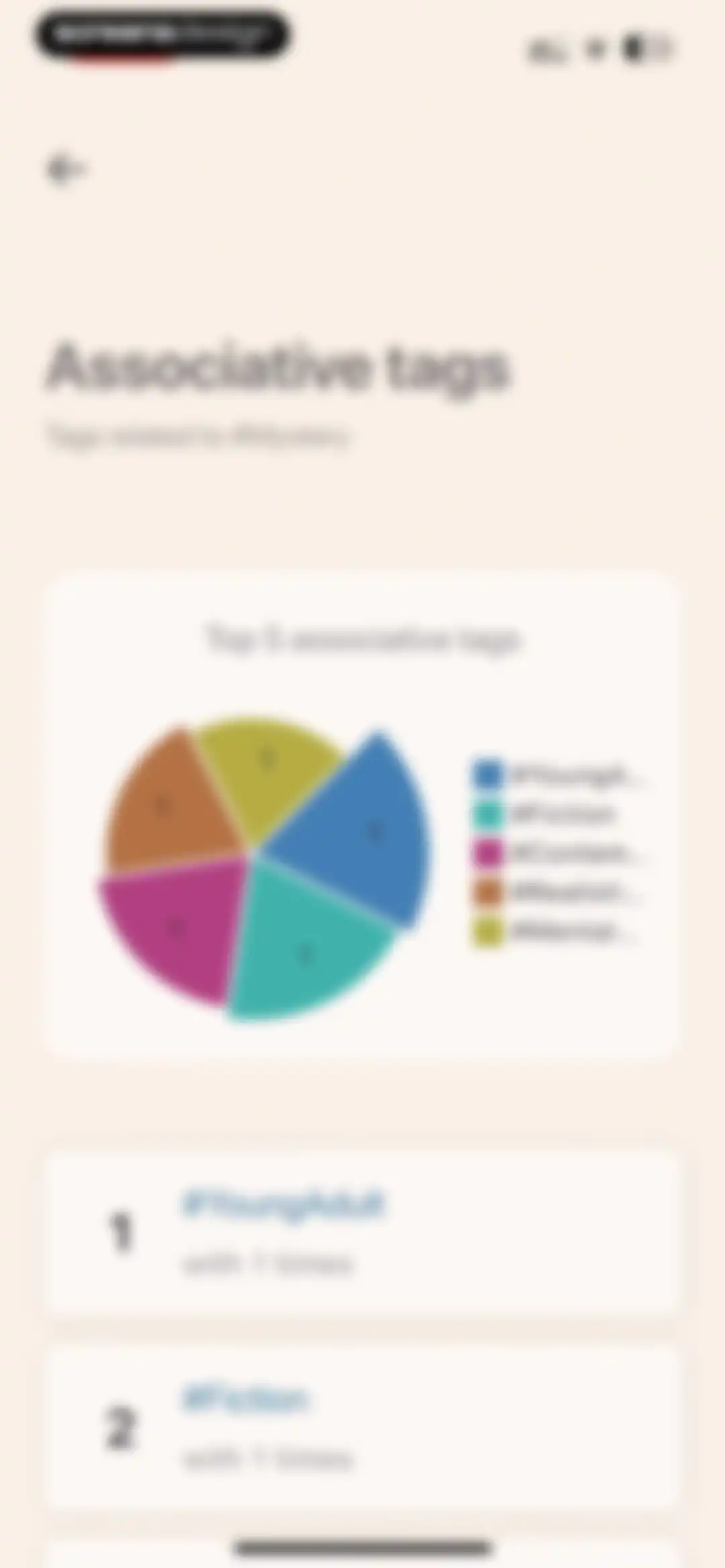 Bookmory - reading tracker screen 85