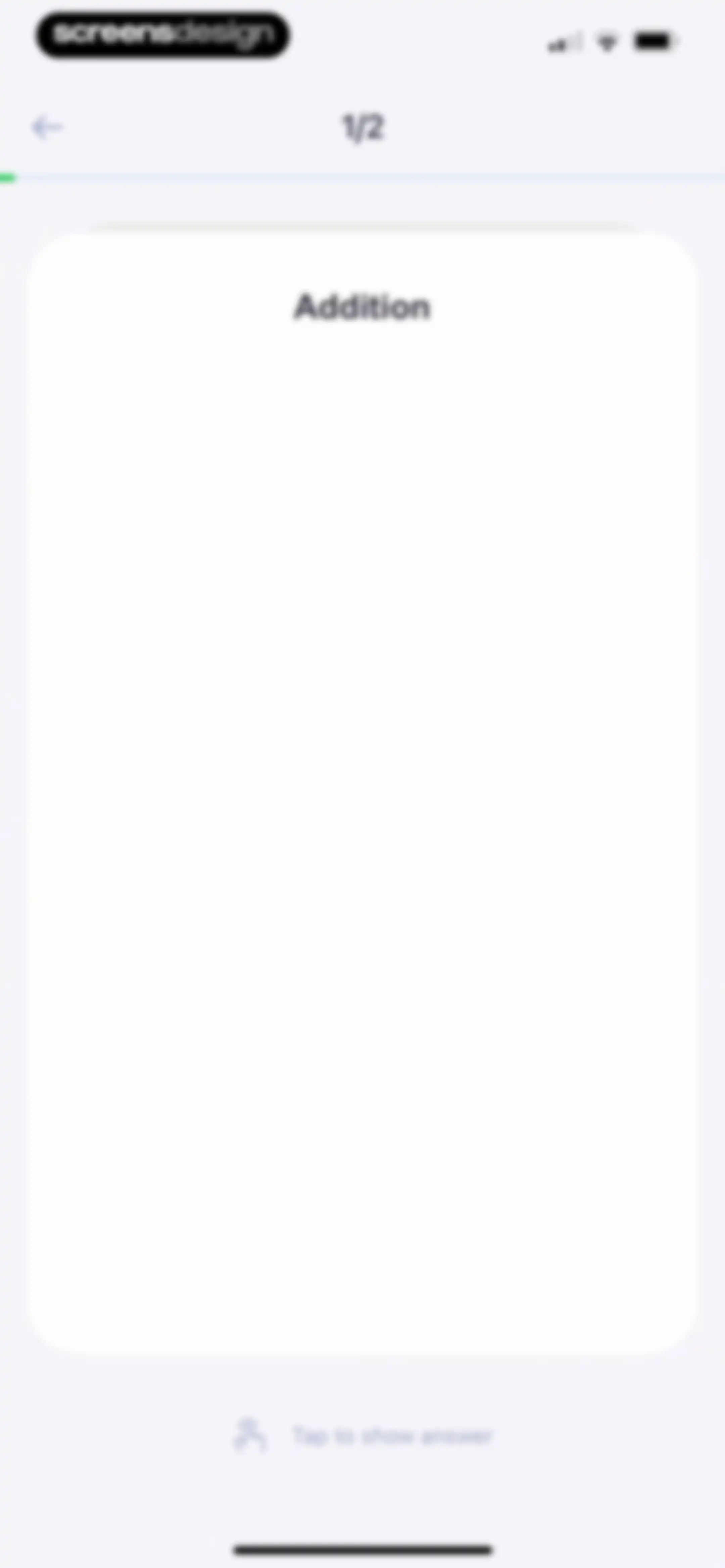 Cogni: Flashcards Learning screen 28