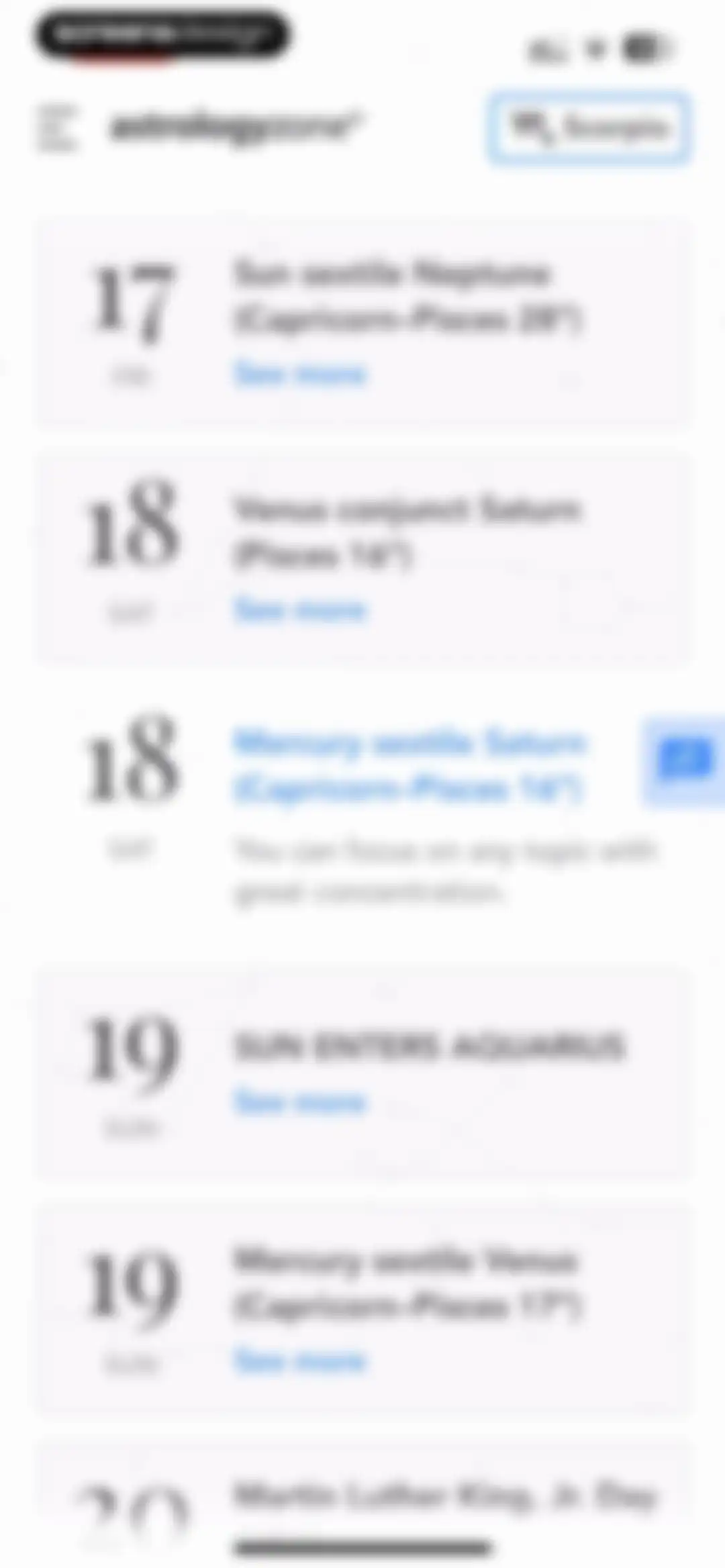Astrology Zone Horoscopes screen 25