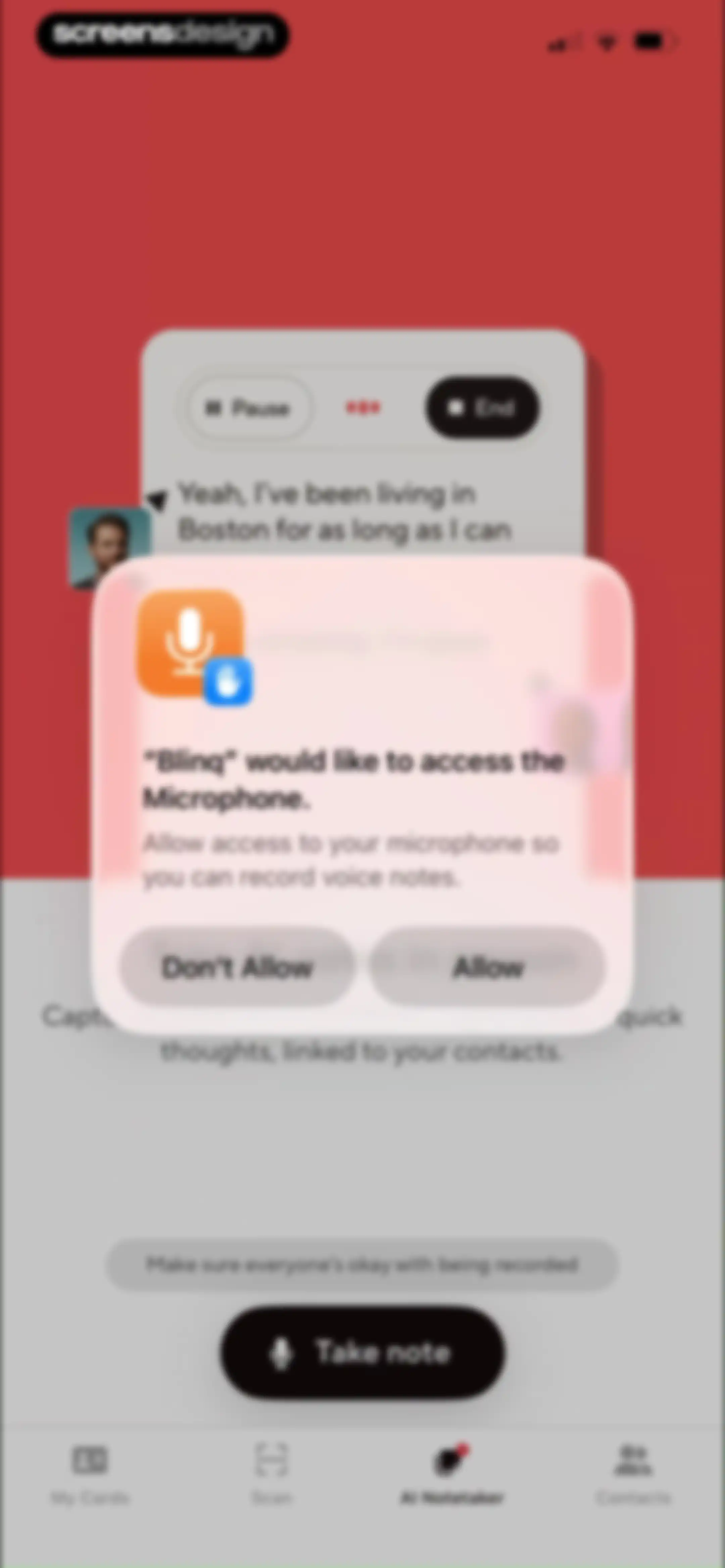 Blinq: Digital Business Card screen 82