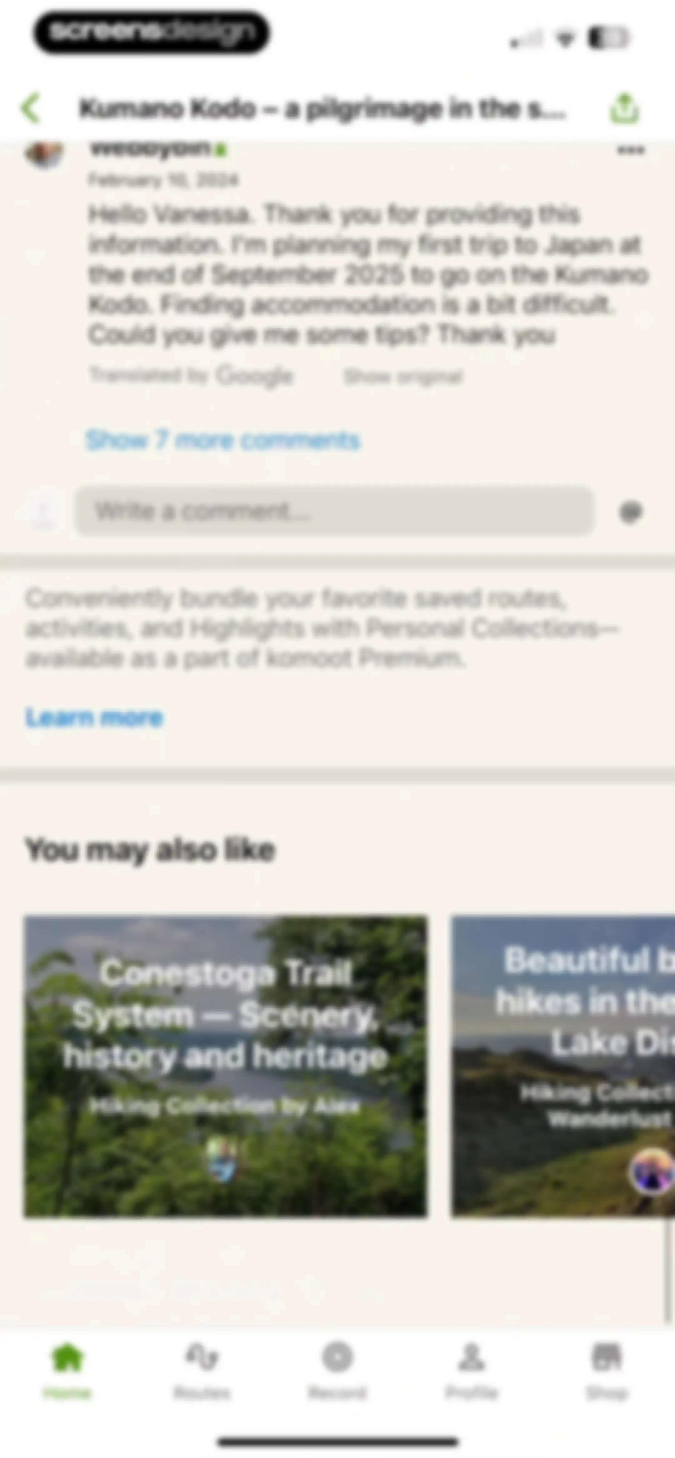 komoot - hike, bike & run screen 42