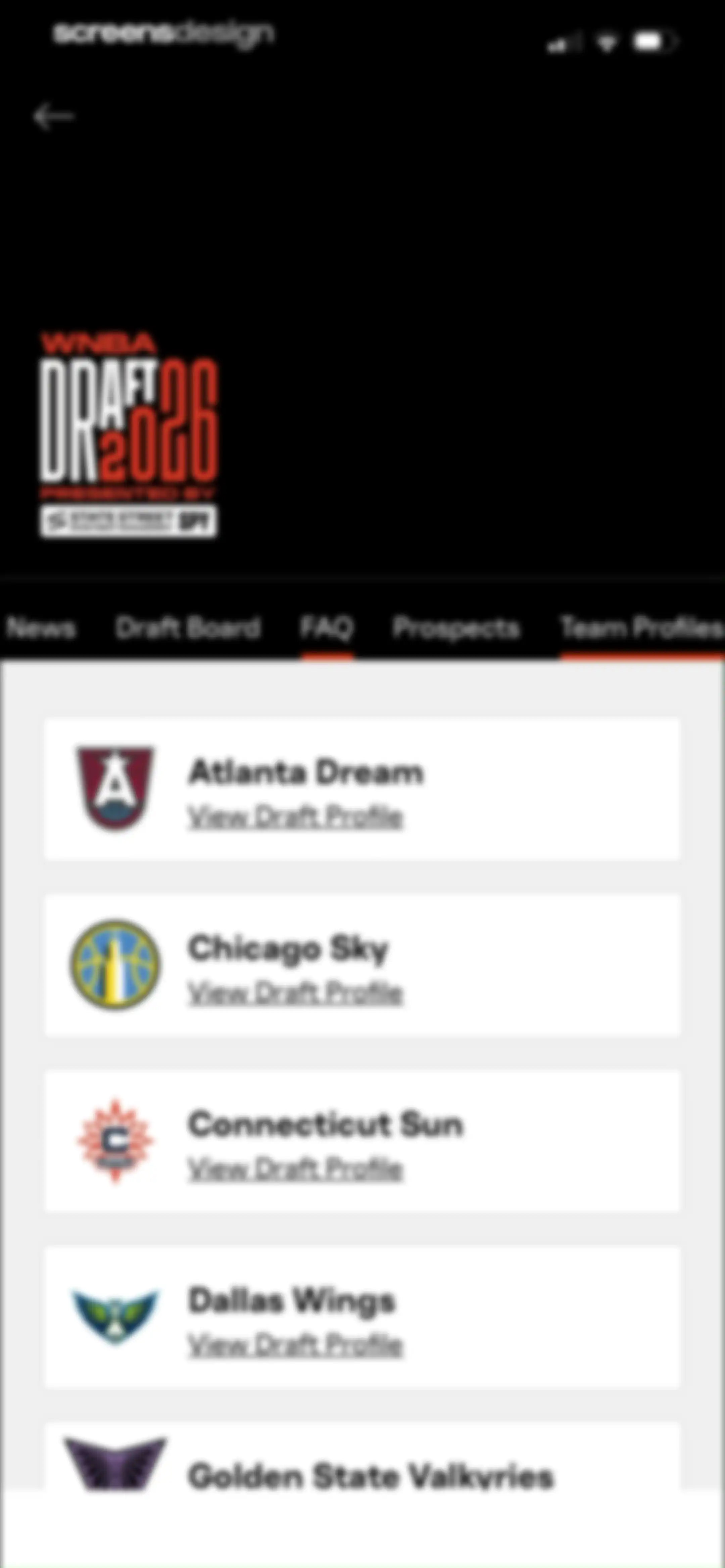 WNBA: Live Games & Scores screen 33