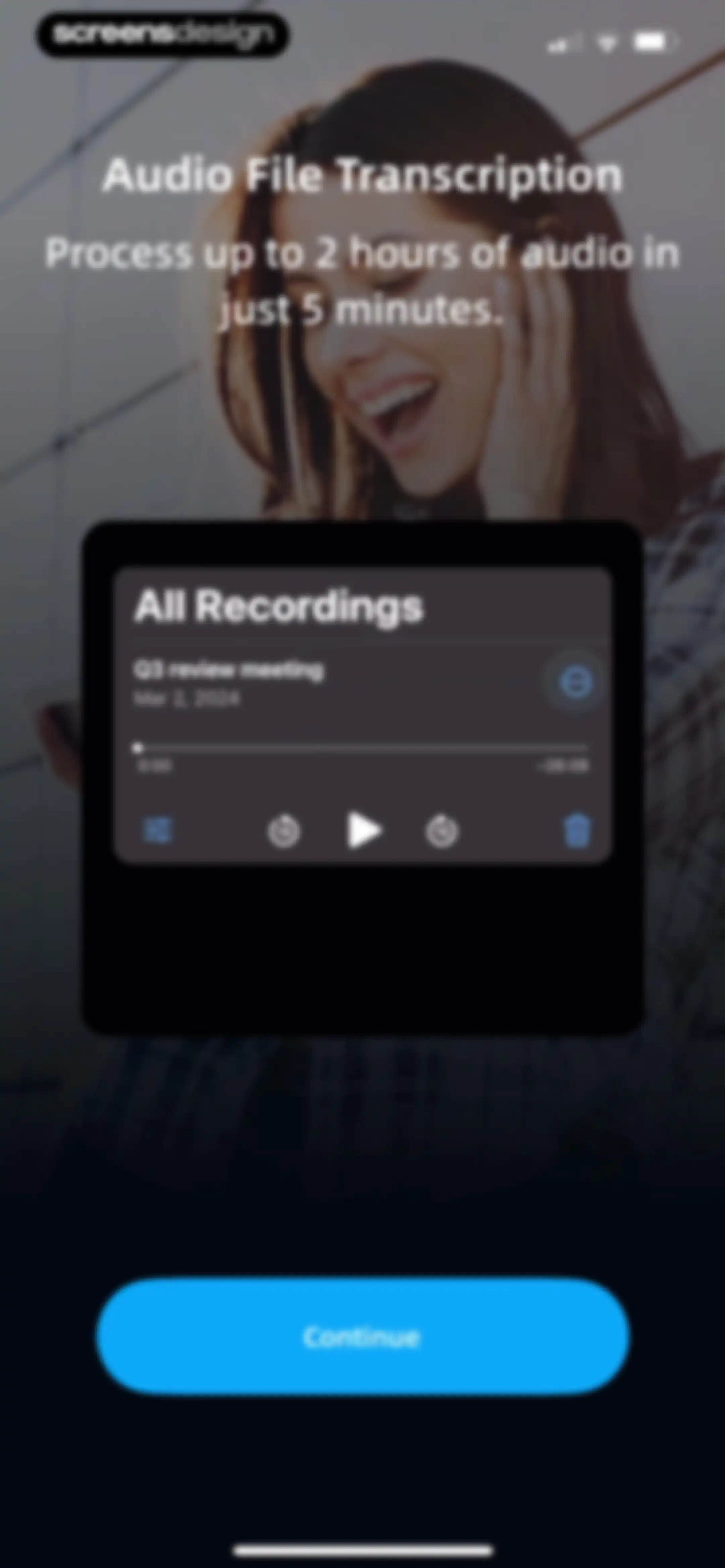 iTranscribe - Audio to Text screen 6