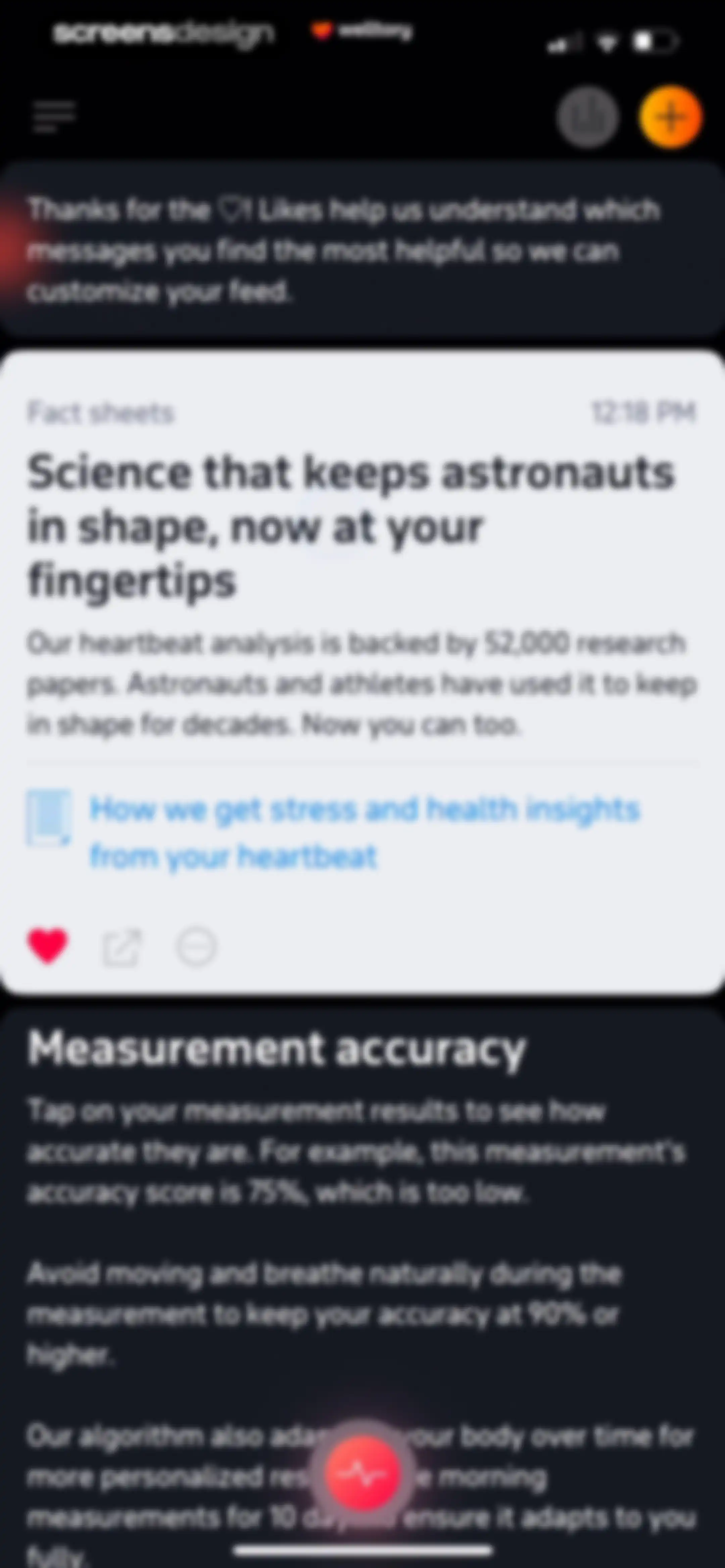 Welltory: Health, Heart Rate screen 49