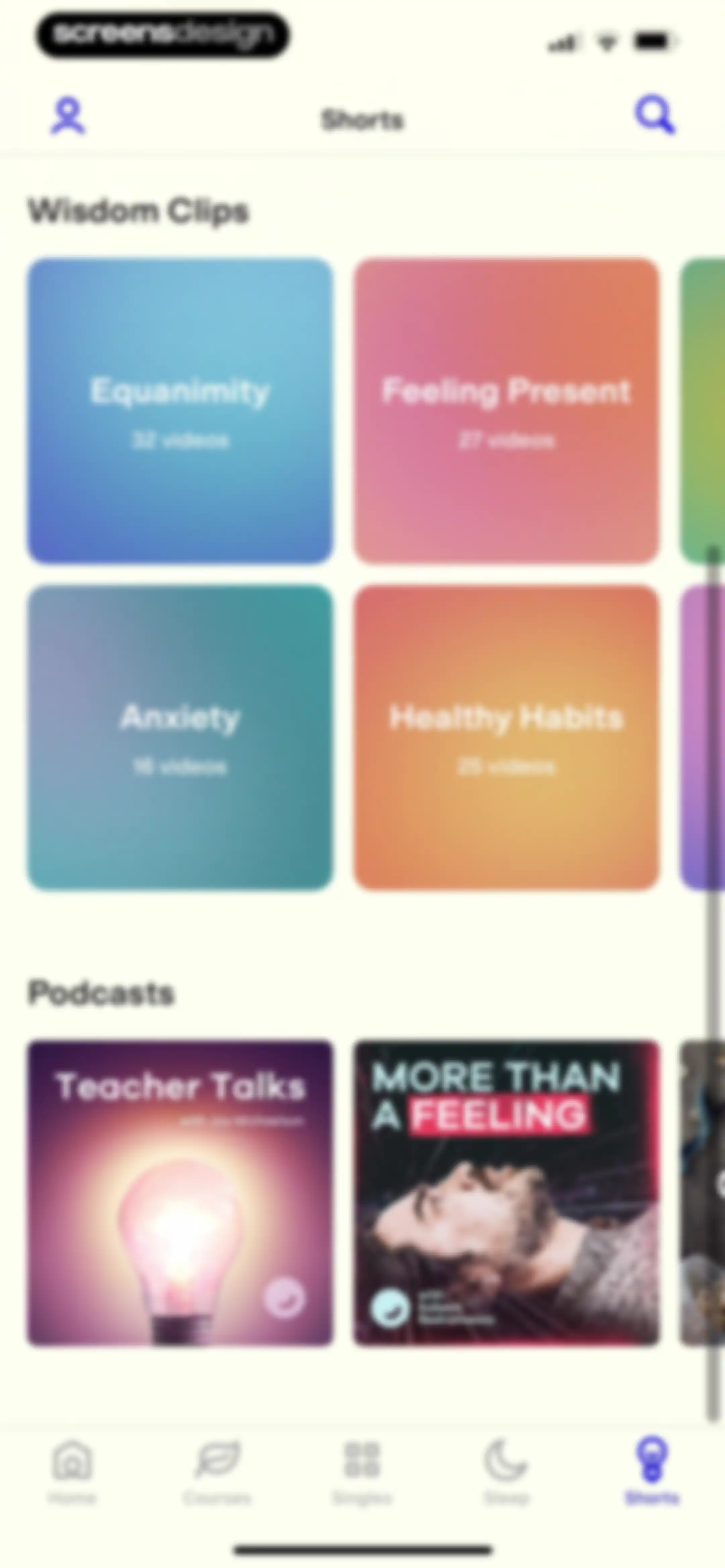 Happier Meditation screen 114