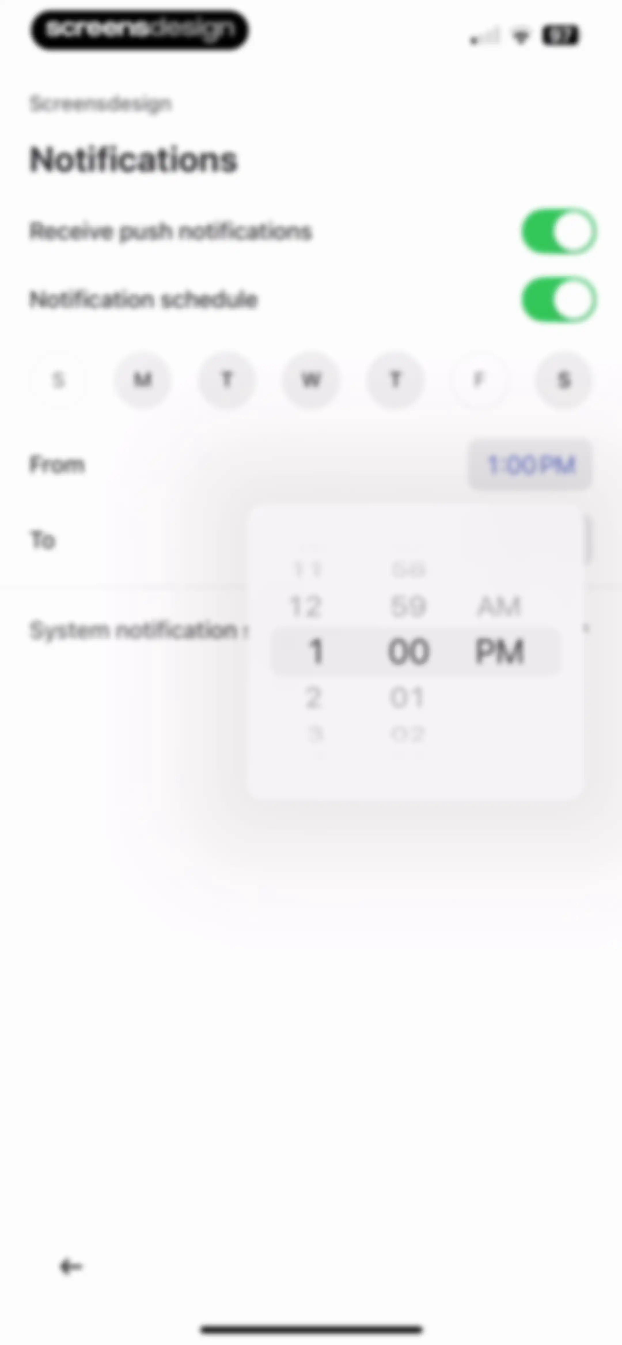 Linear Mobile screen 83