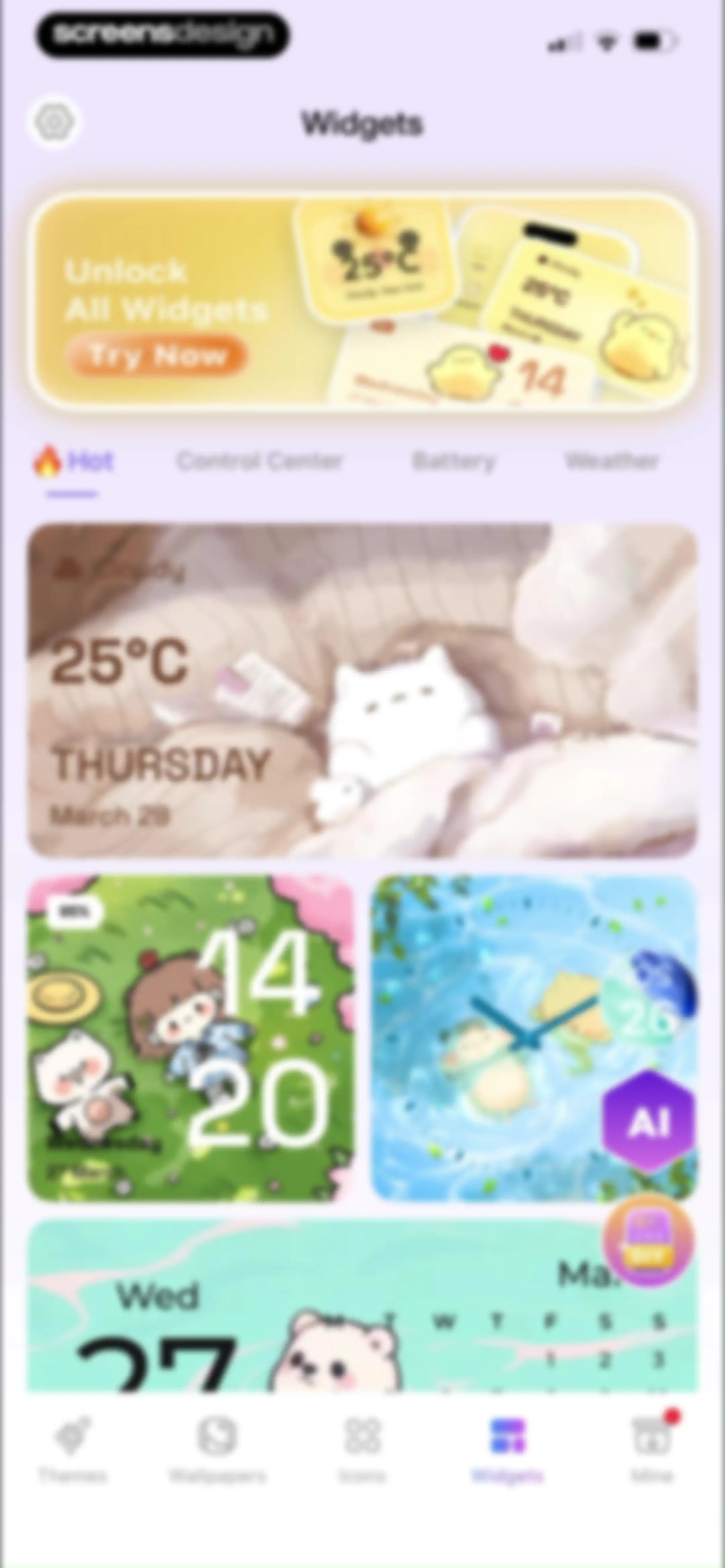 Themie: Wallpapers & Theme screen 80