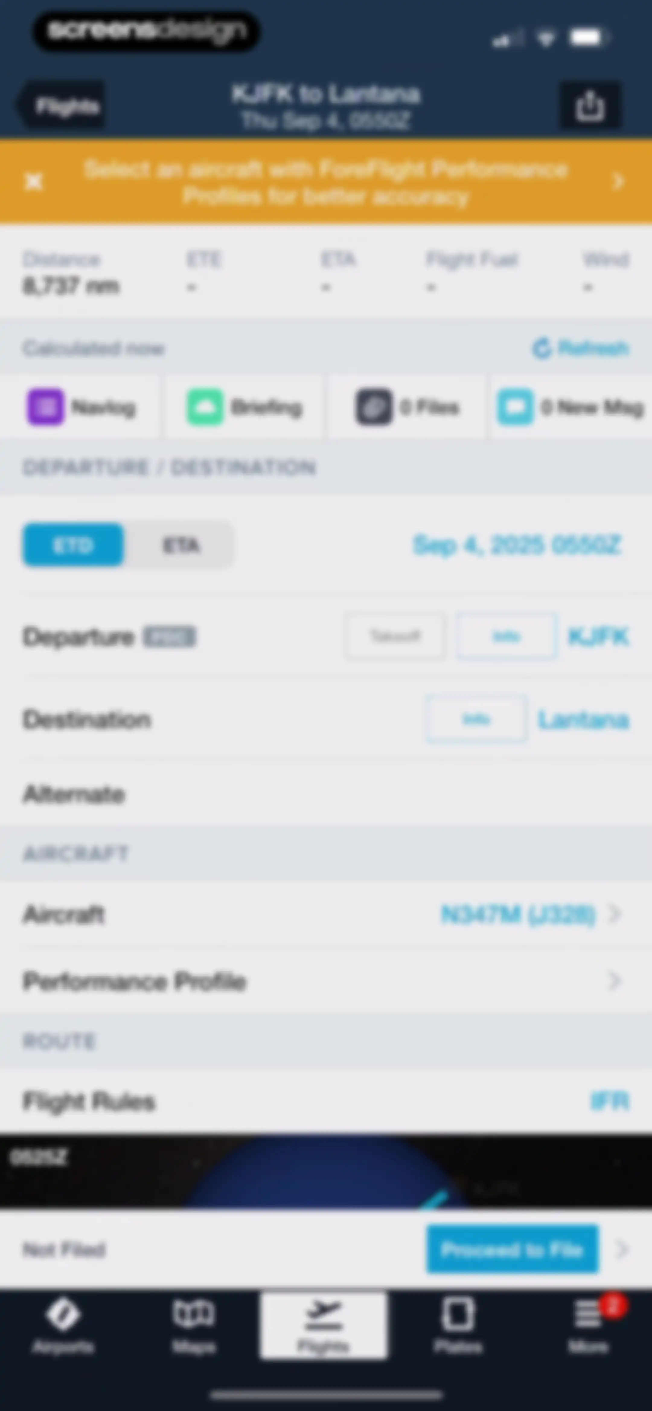 ForeFlight Mobile EFB screen 110