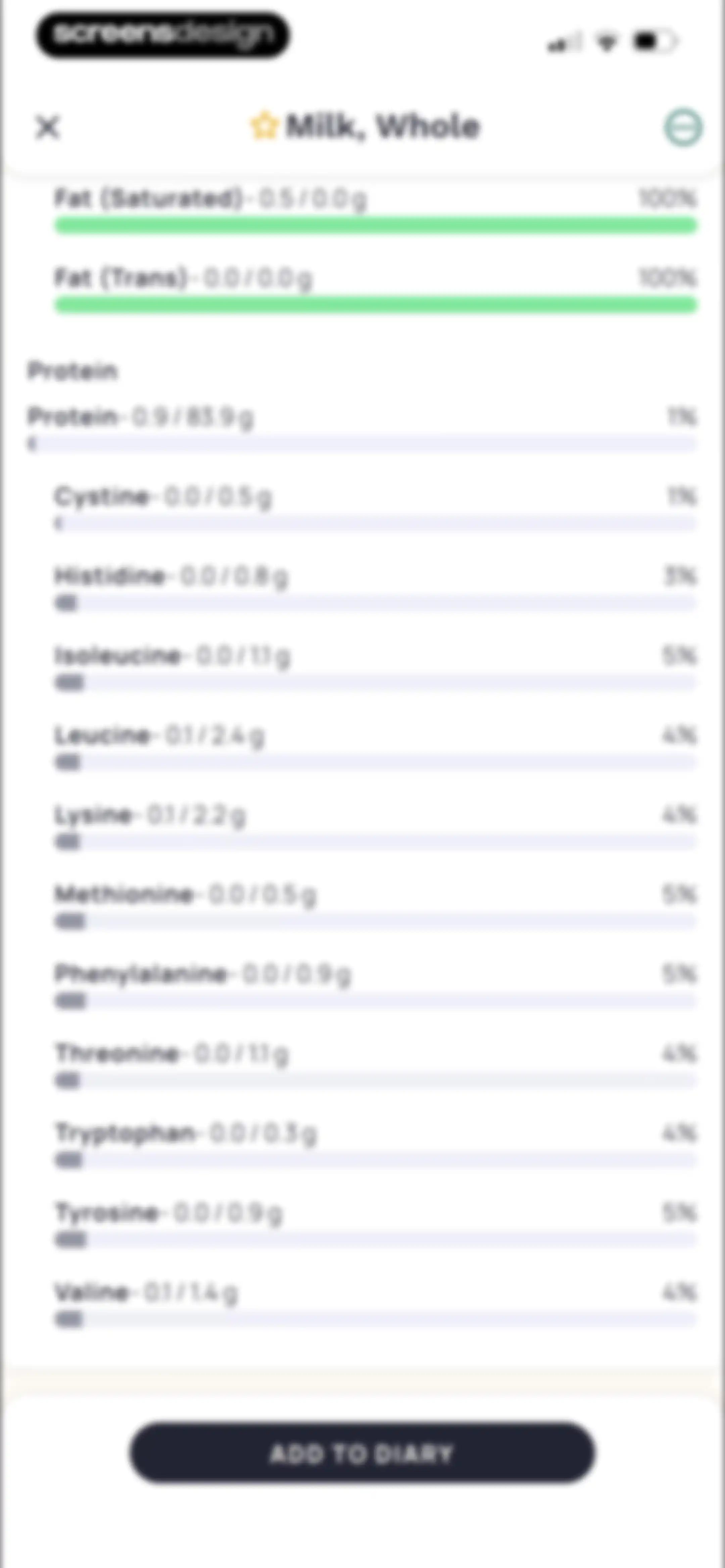 Cronometer: Calorie Counter screen 32