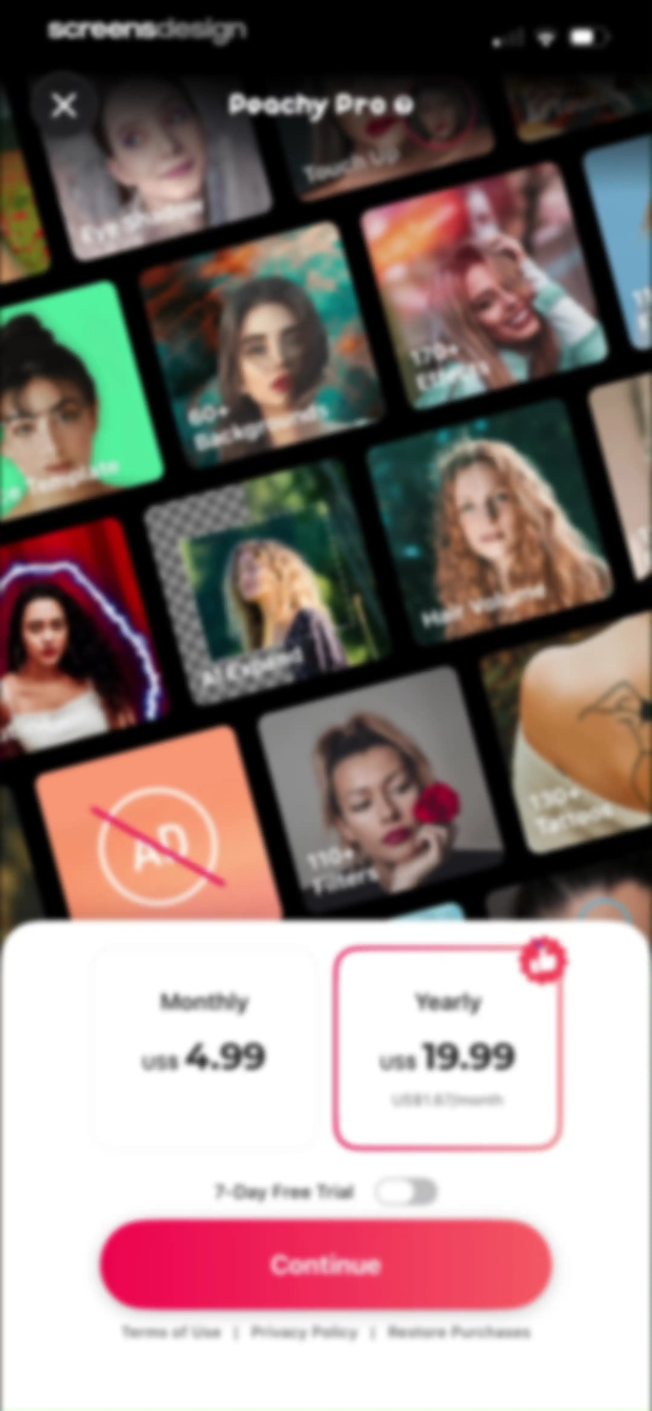Peachy - AI Face & Body Editor screen 4