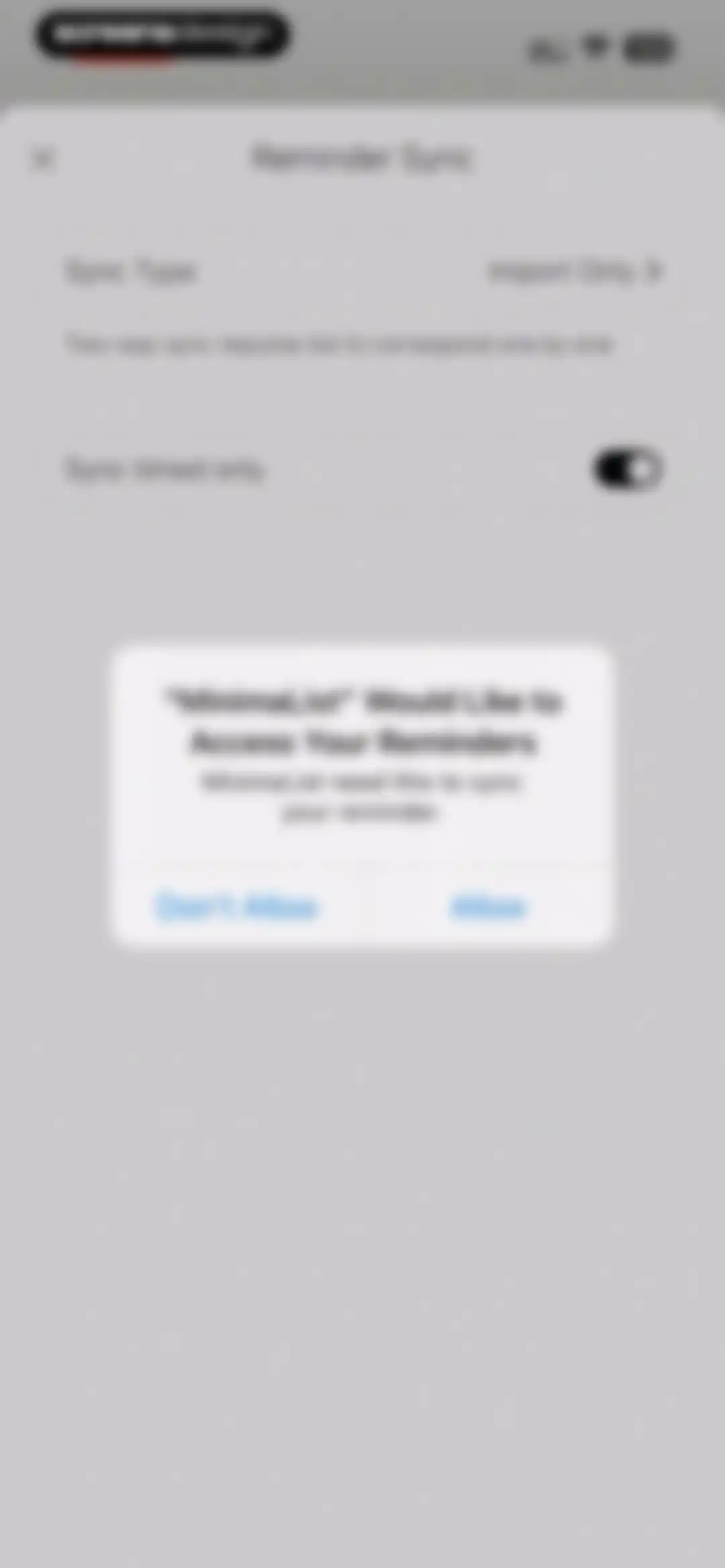 To Do List MinimaList & Widget screen 107