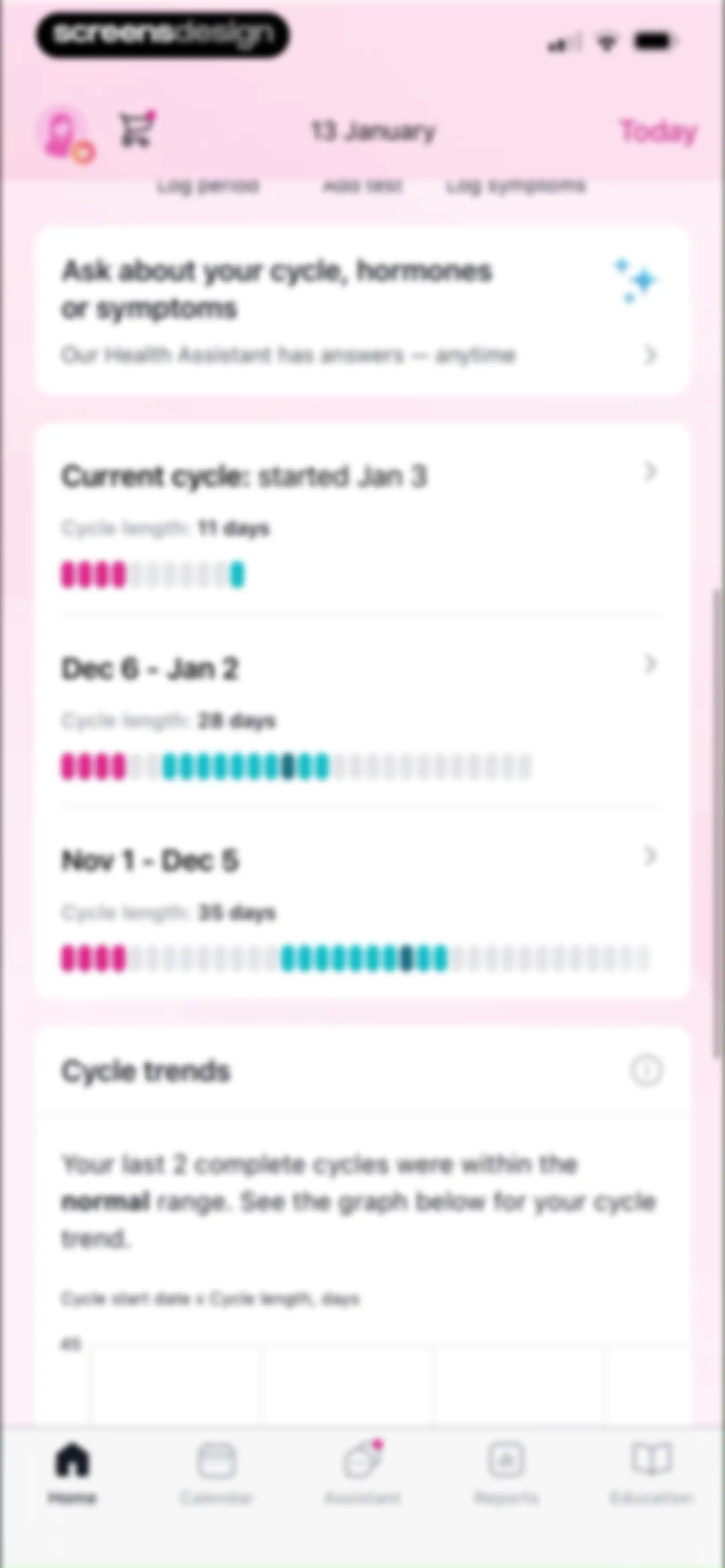 Pregmate Ovulation Tracker screen 72
