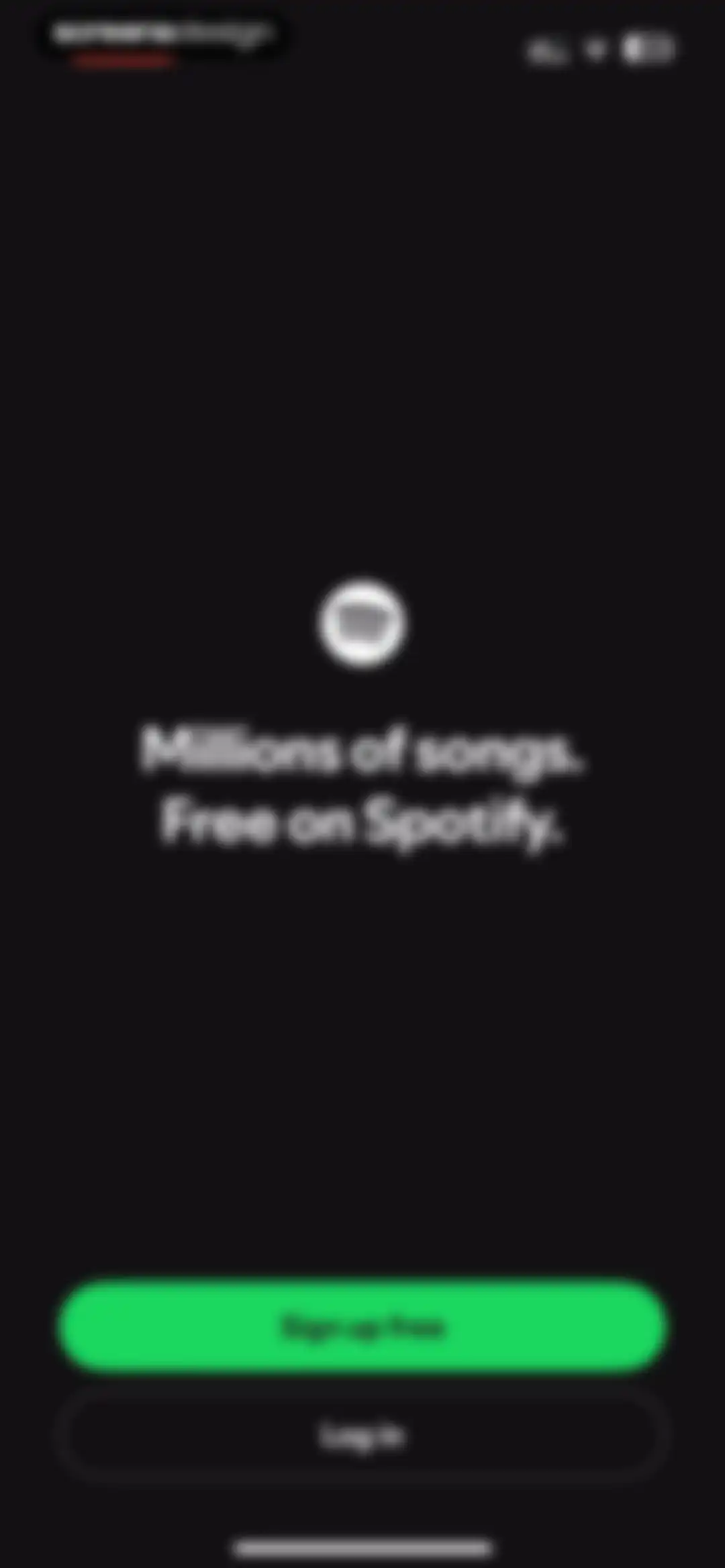 Spotify: Music and Podcasts screen 1