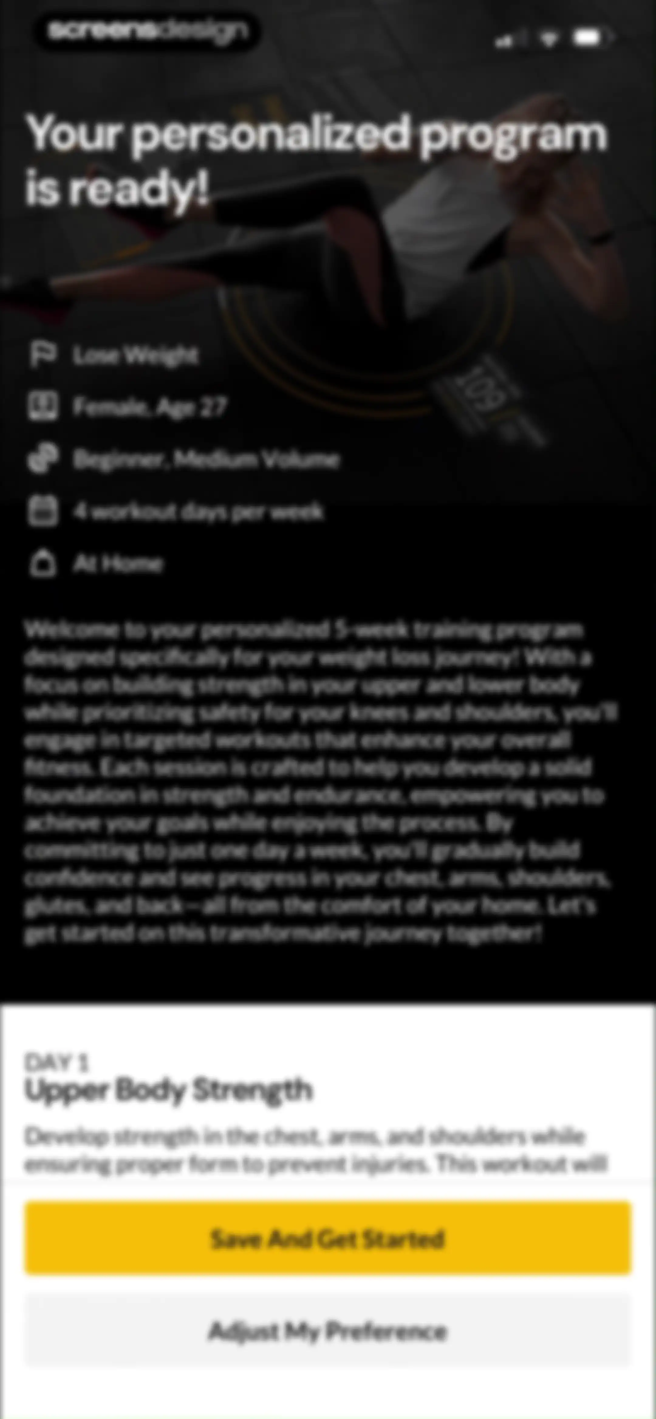Boostcamp: Workout Programs screen 43