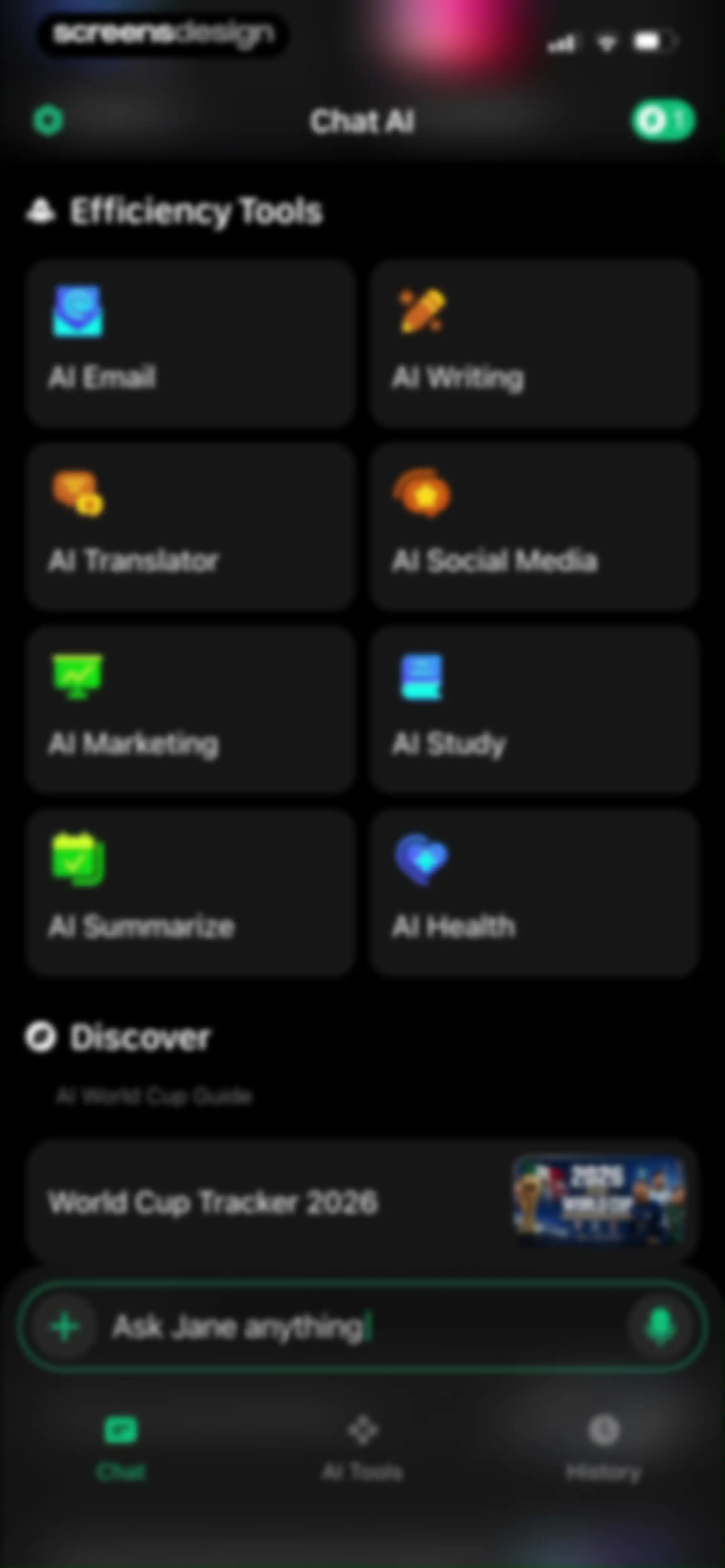 Chat AI 5: AI Agent & Video screen 30