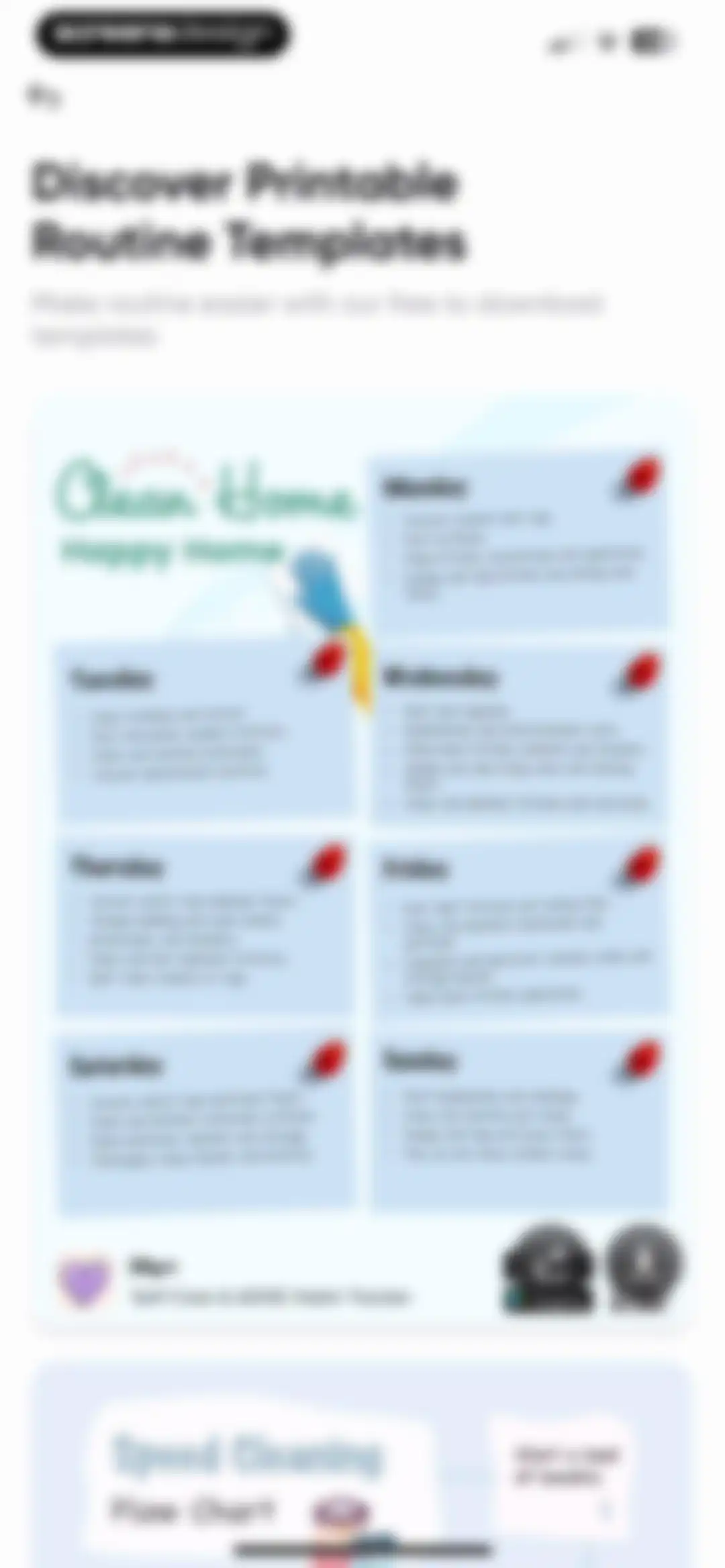 Me+ Lifestyle Routine screen 171