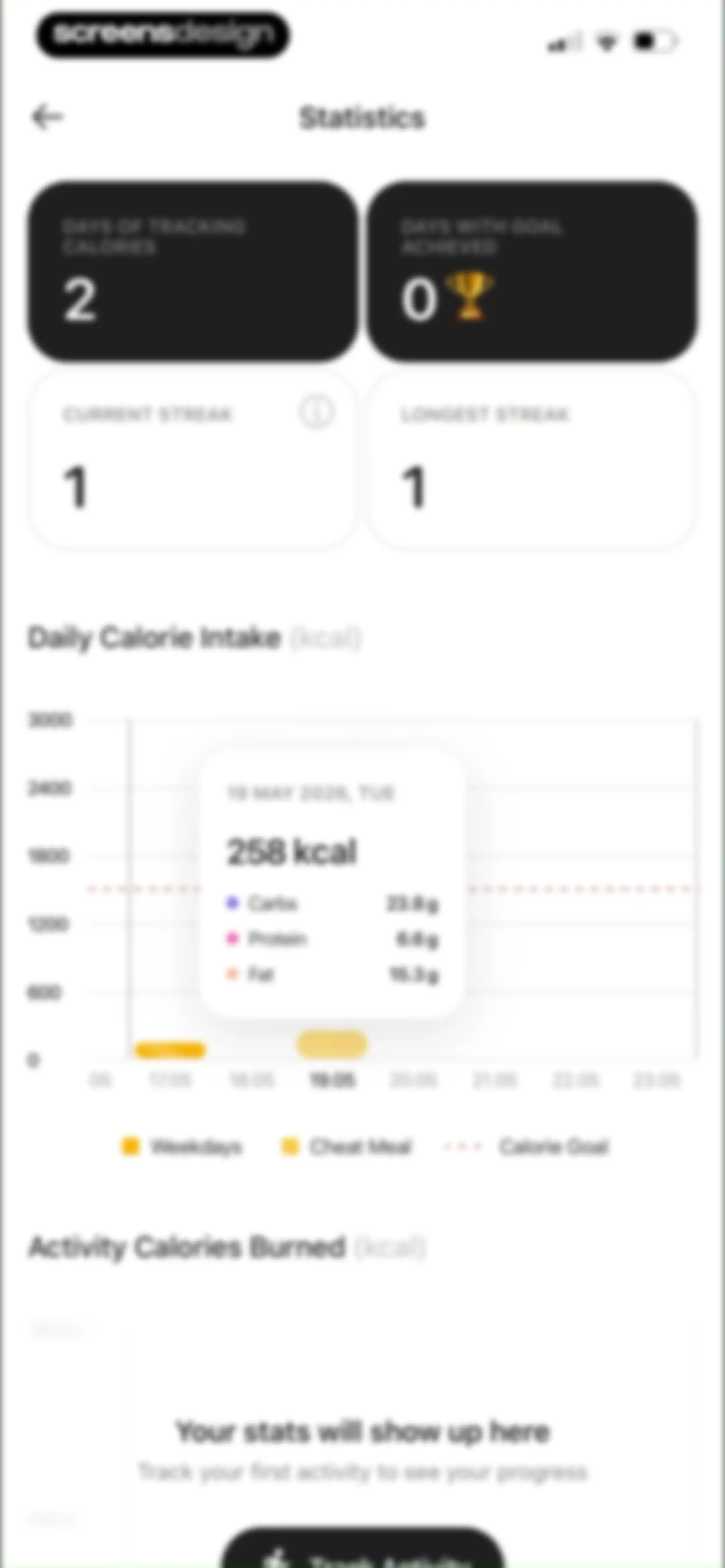 Calz - Calorie Counter AI screen 129