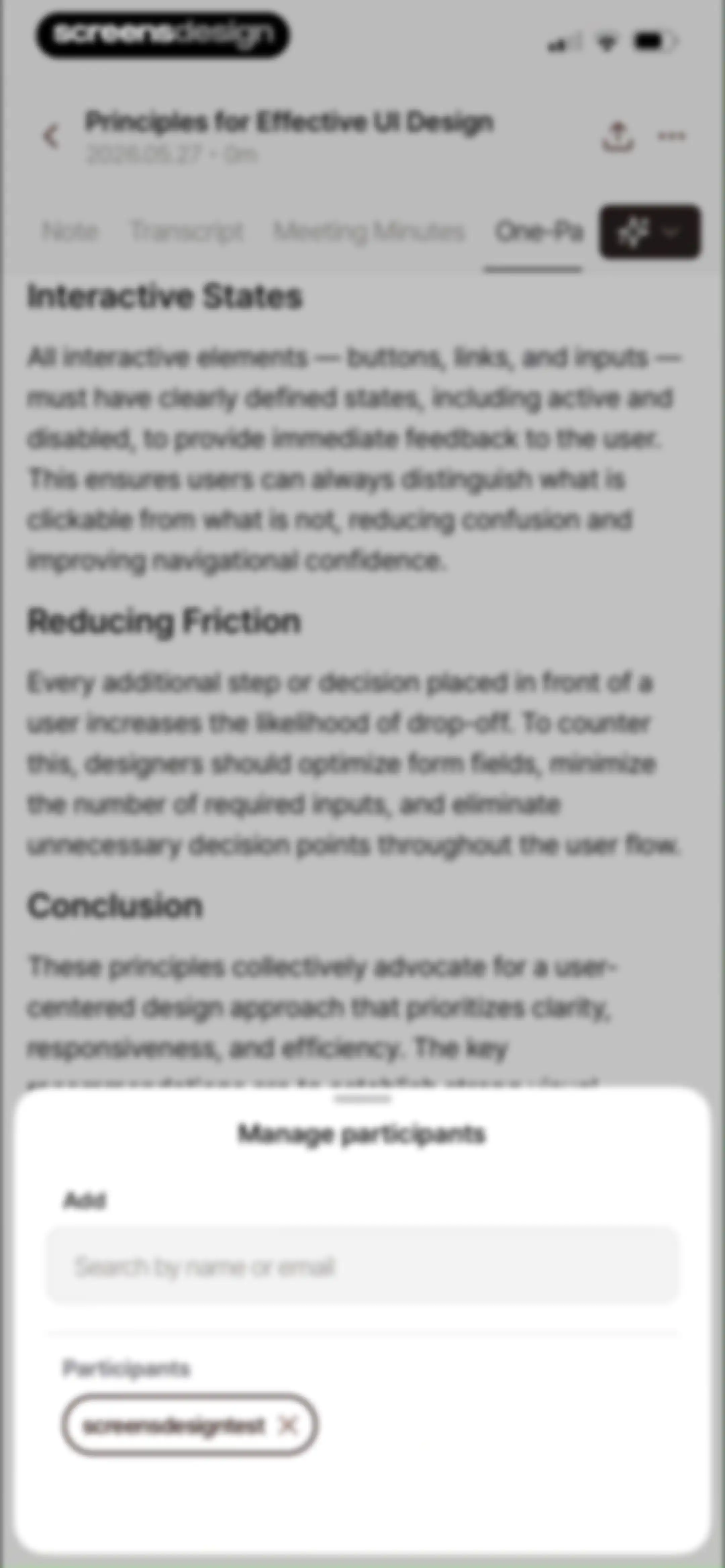 Tiro - AI Meeting Notes screen 41