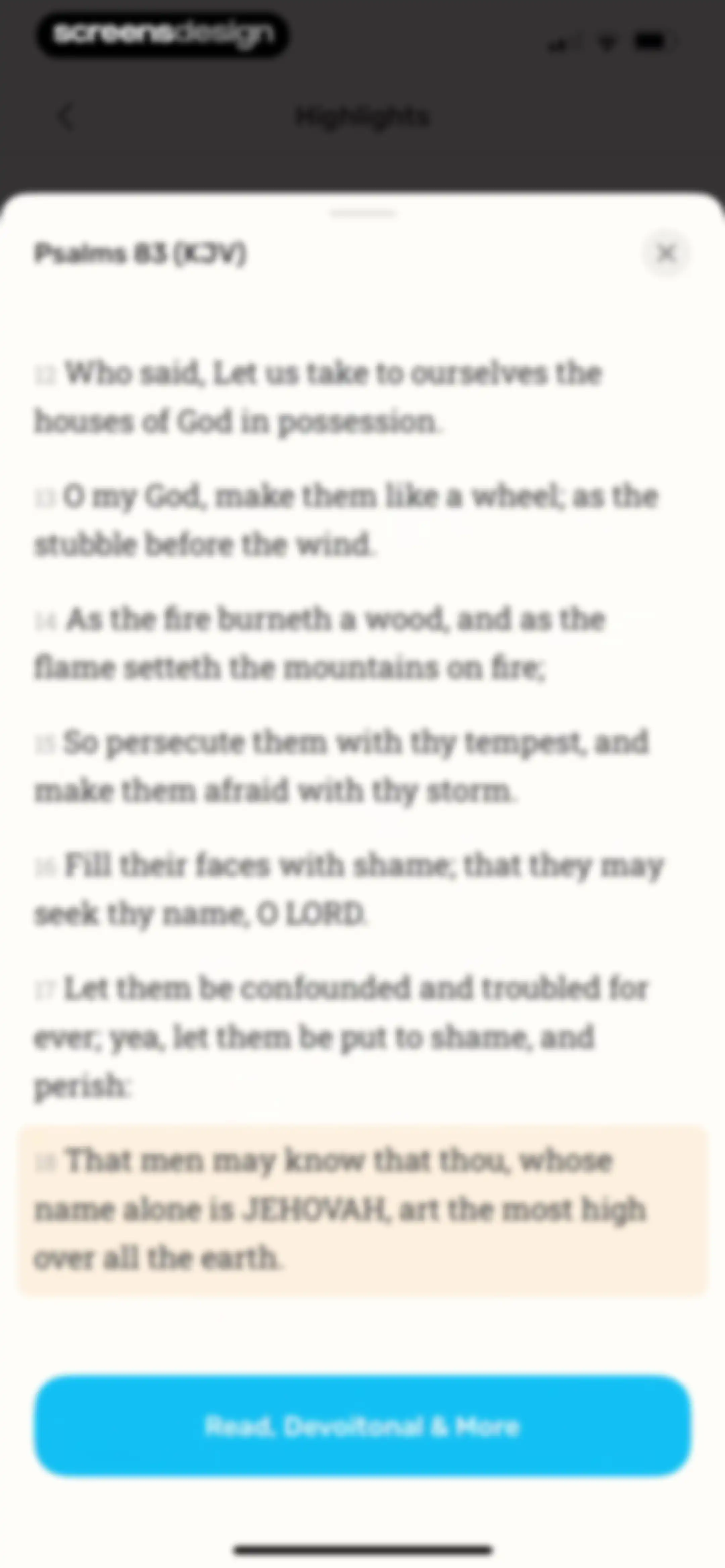 Bible Study - Manna screen 140