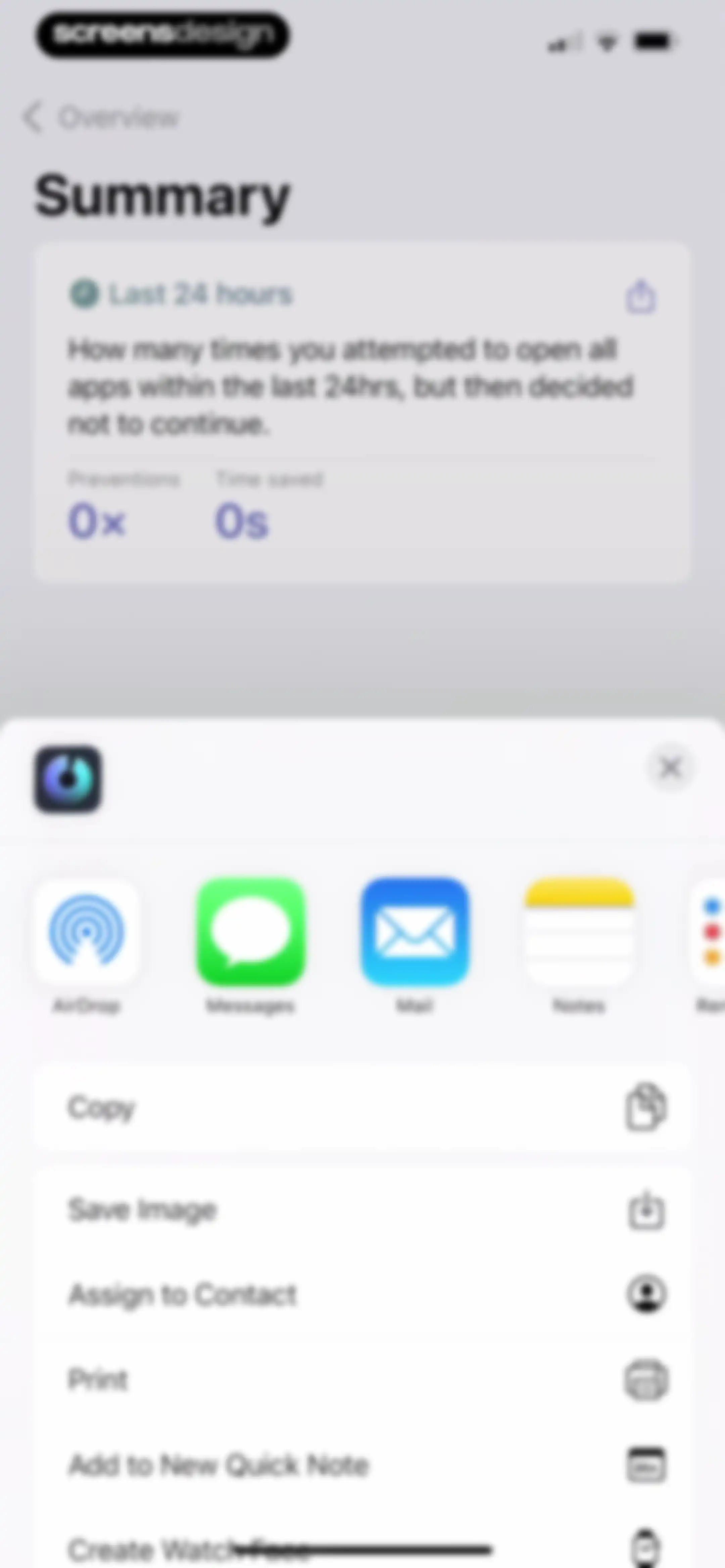 one sec | screen time + focus screen 56