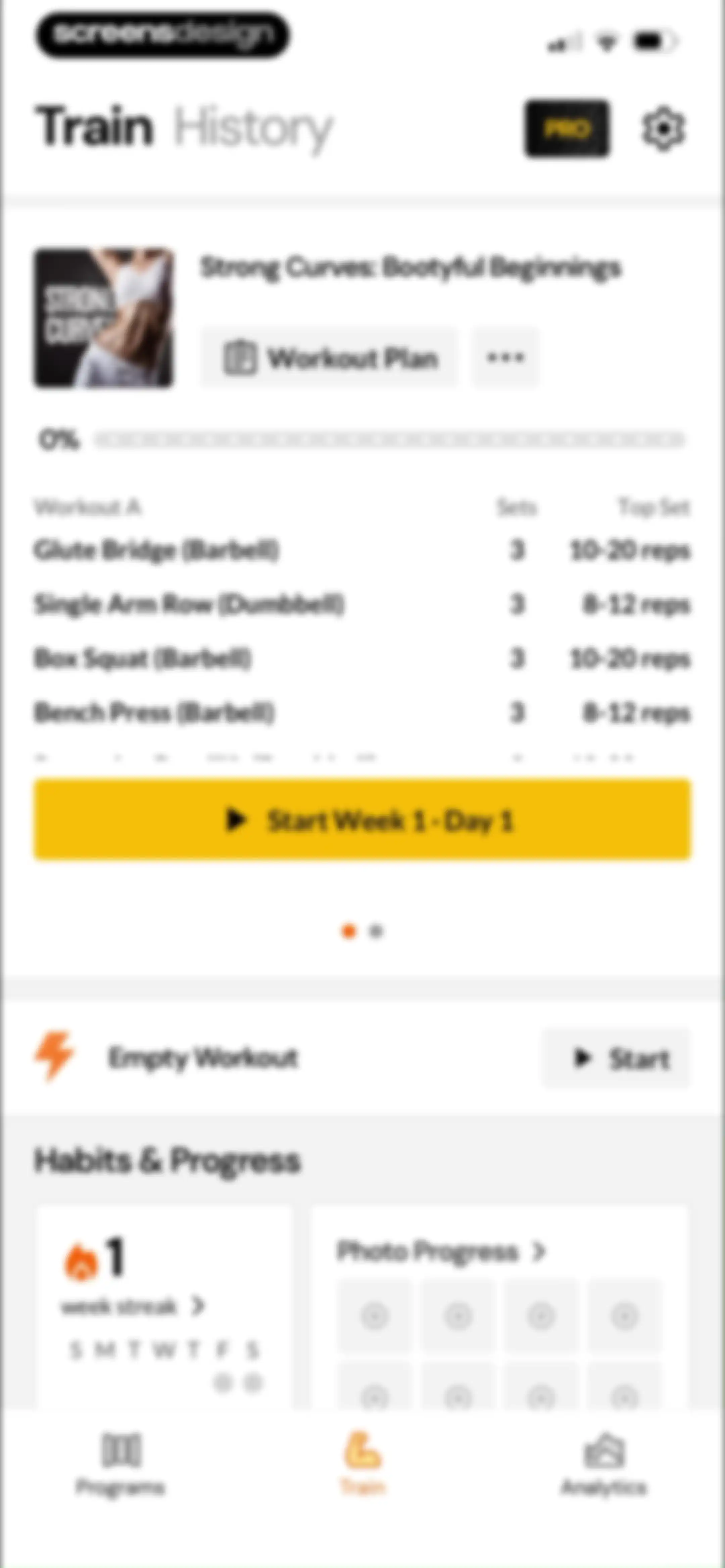 Boostcamp: Workout Programs screen 140