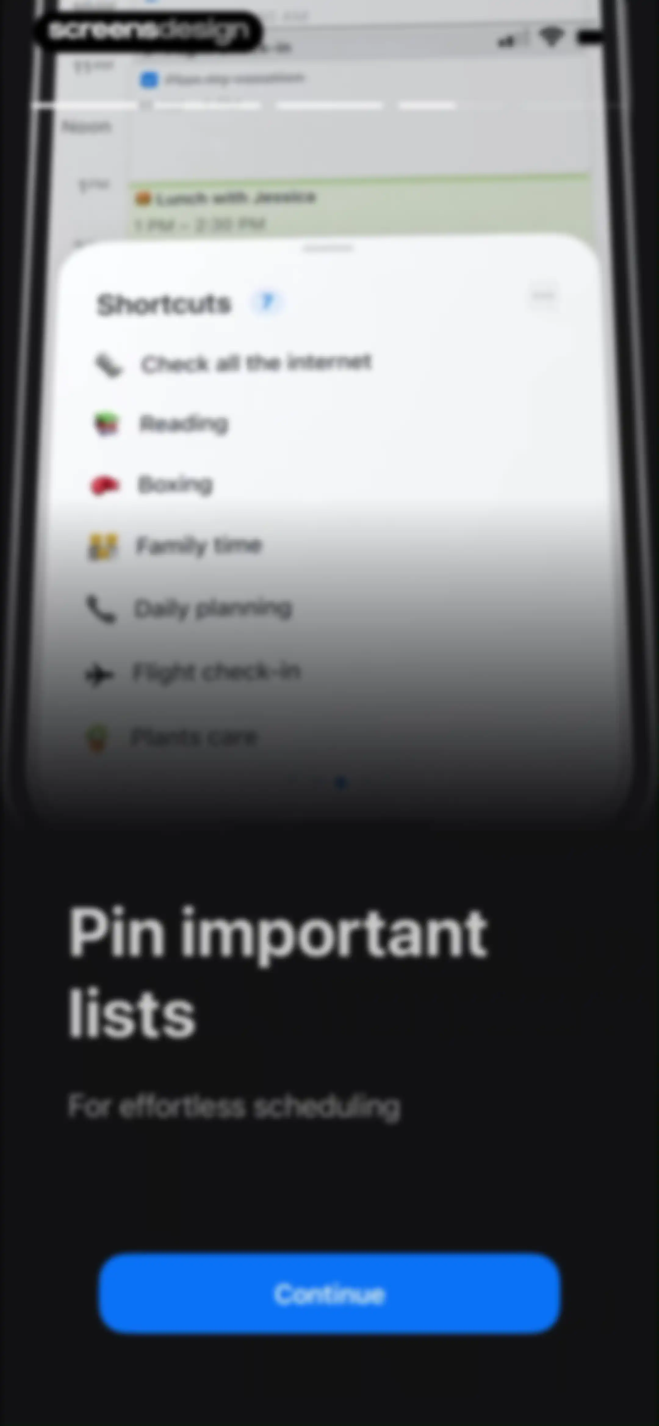 Calendars: Schedule Planner screen 120