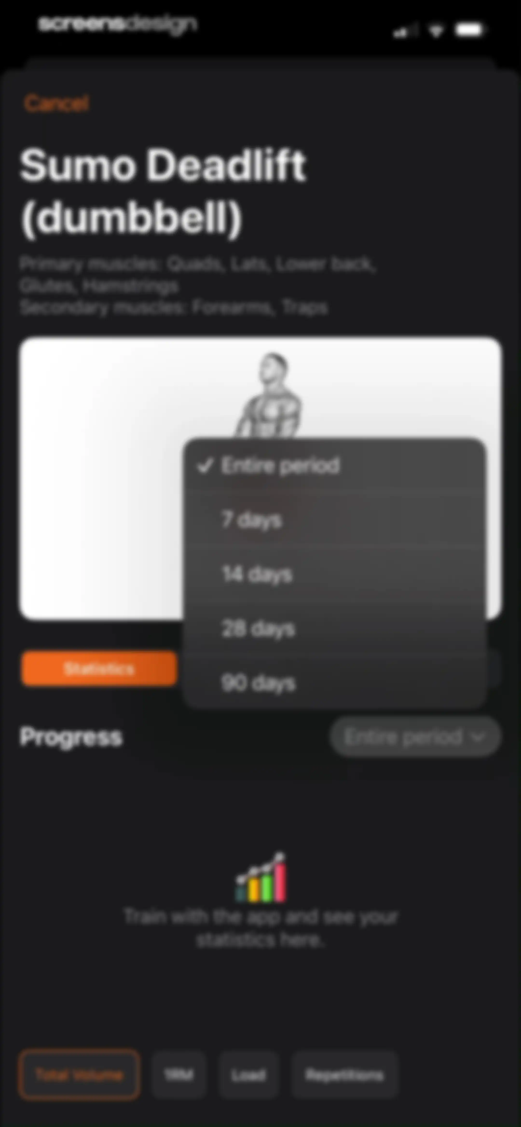 Gym WP - Workout Planner & Log screen 43