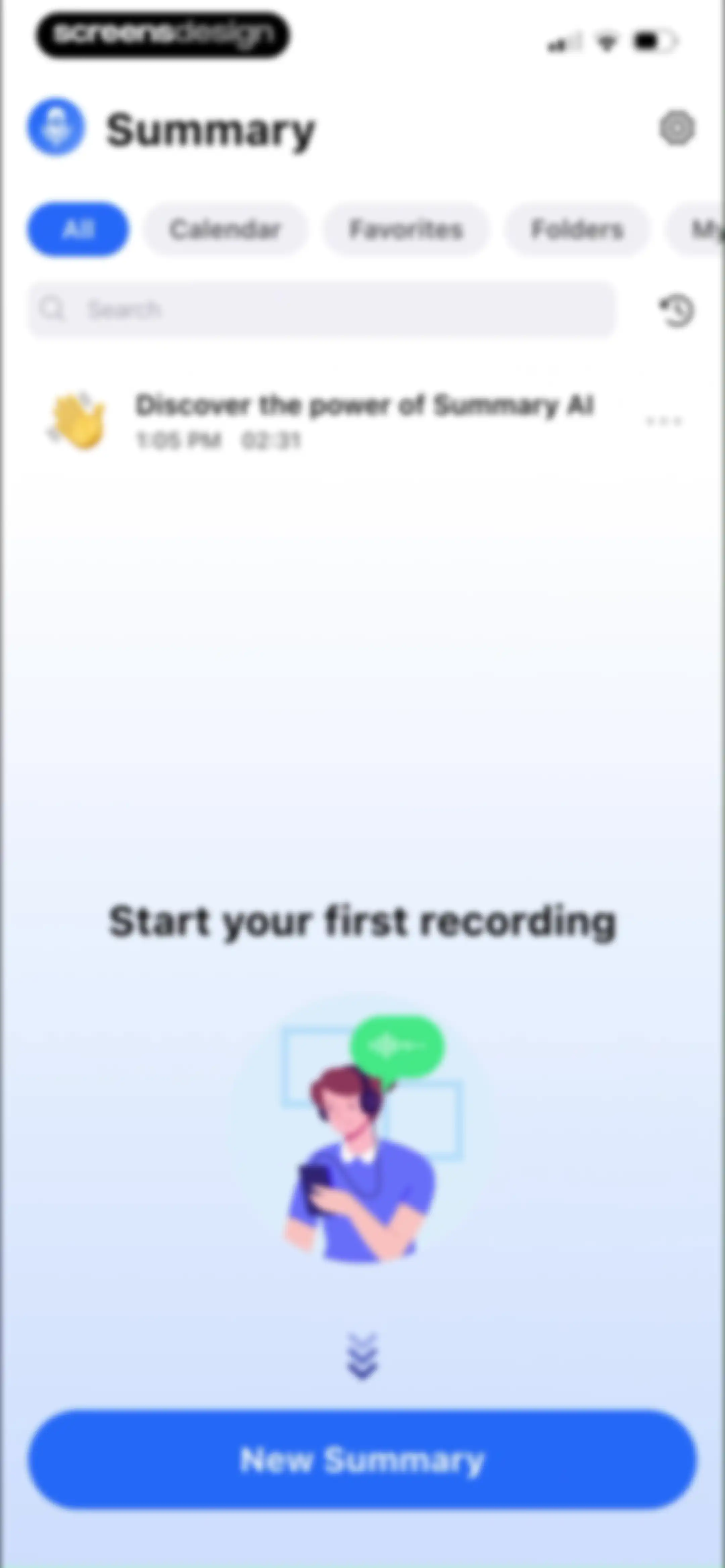 Summary - AI Note Taker screen 30