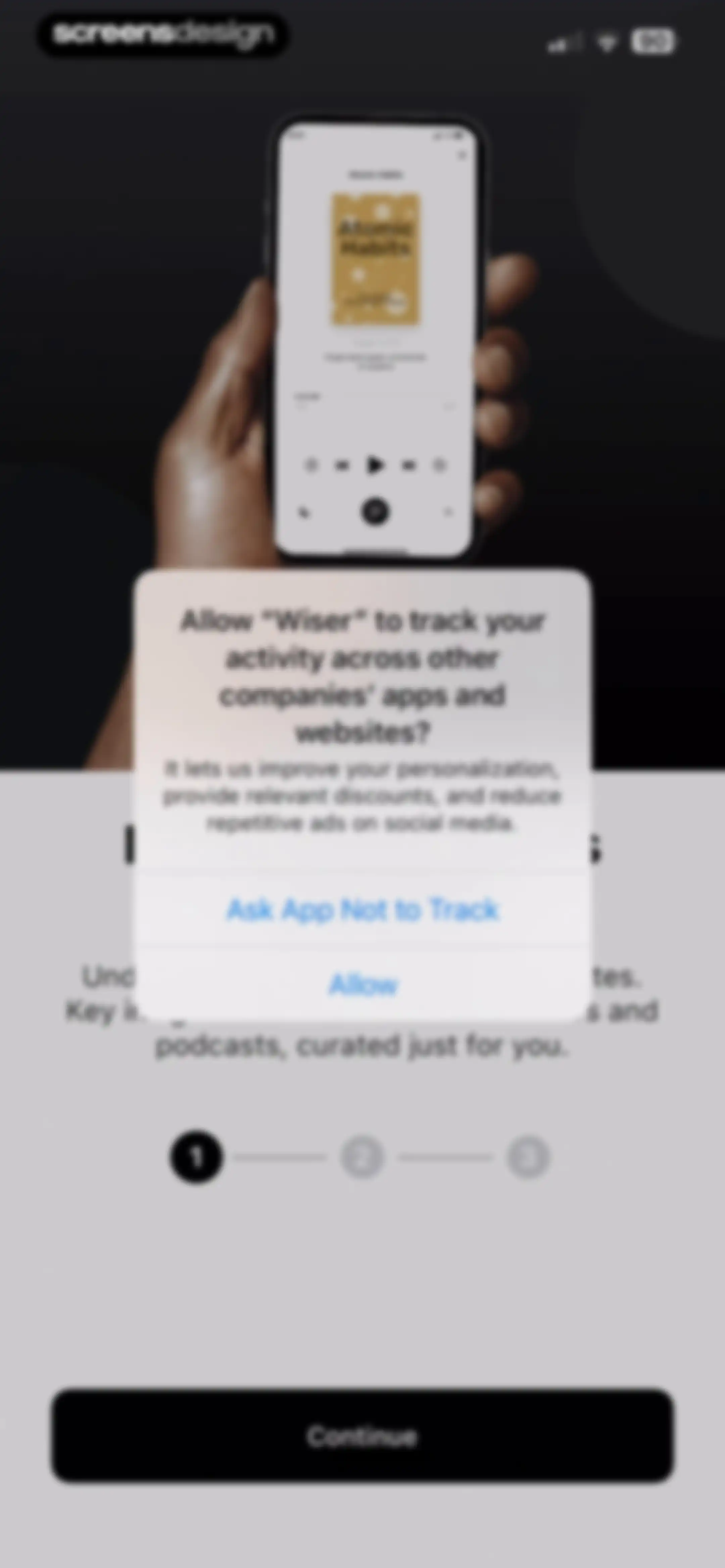 Wiser: Bite-Sized Learning screen 2