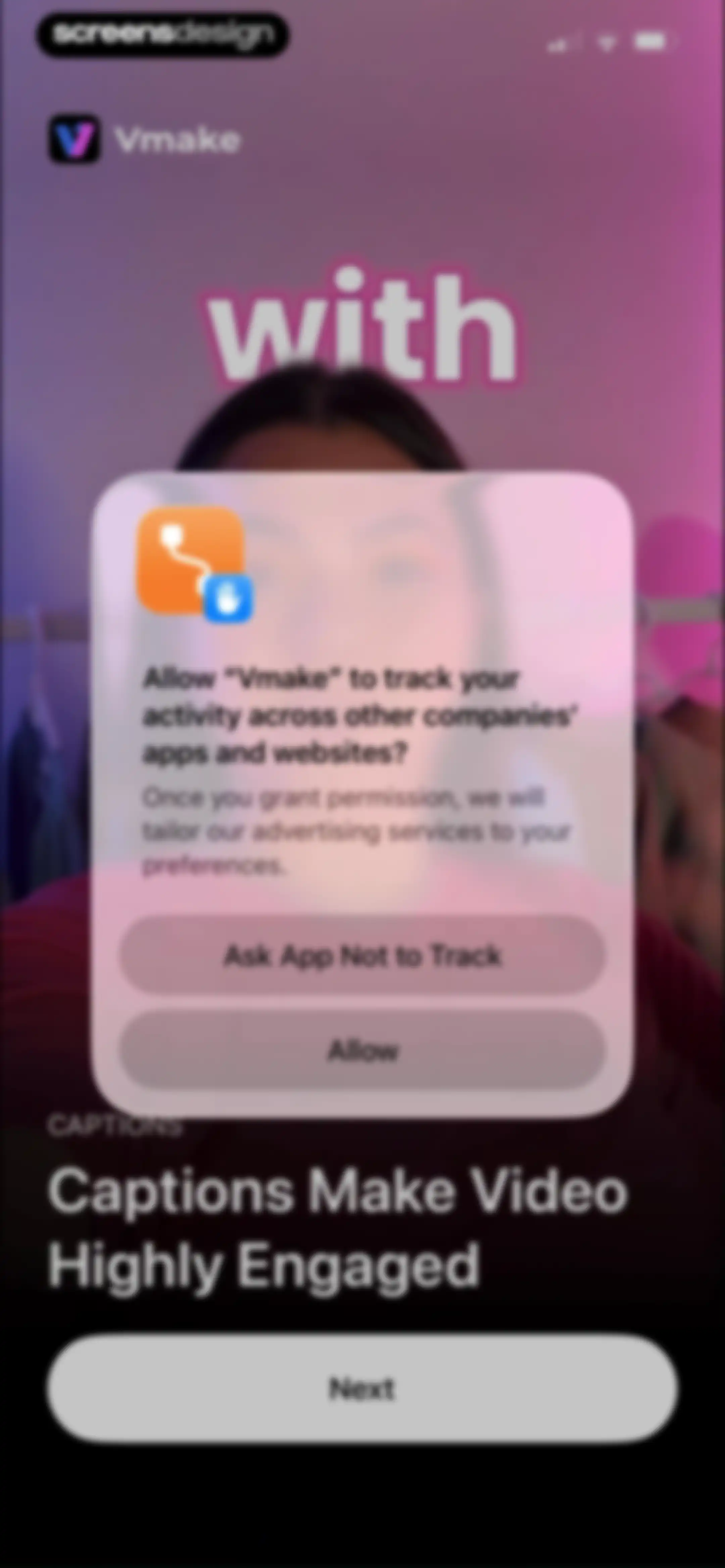 Vmake Labs: create viral video screen 2